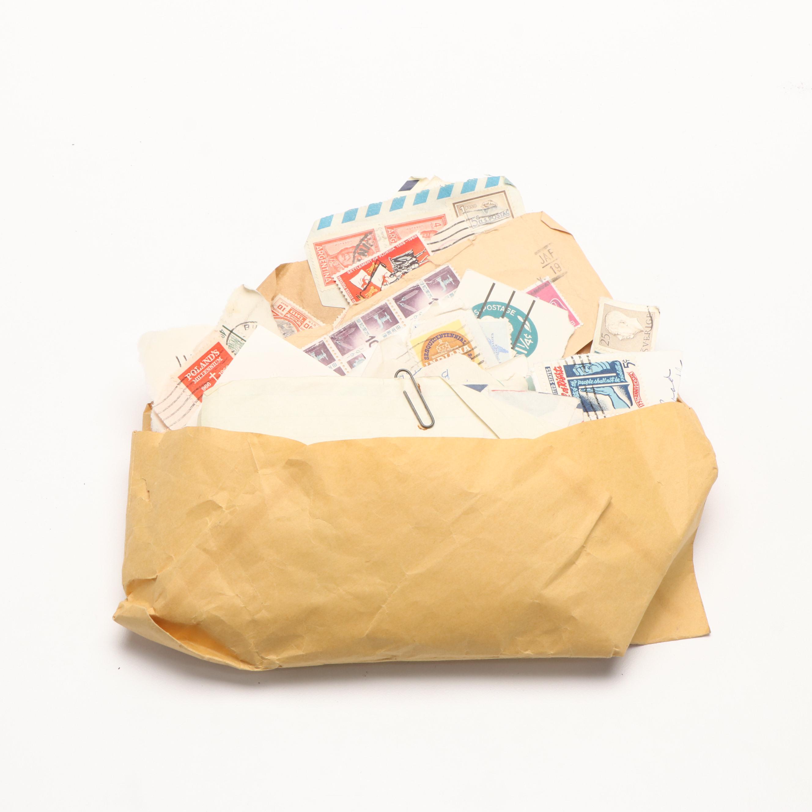 Assortment of U.S. Postage Stamps