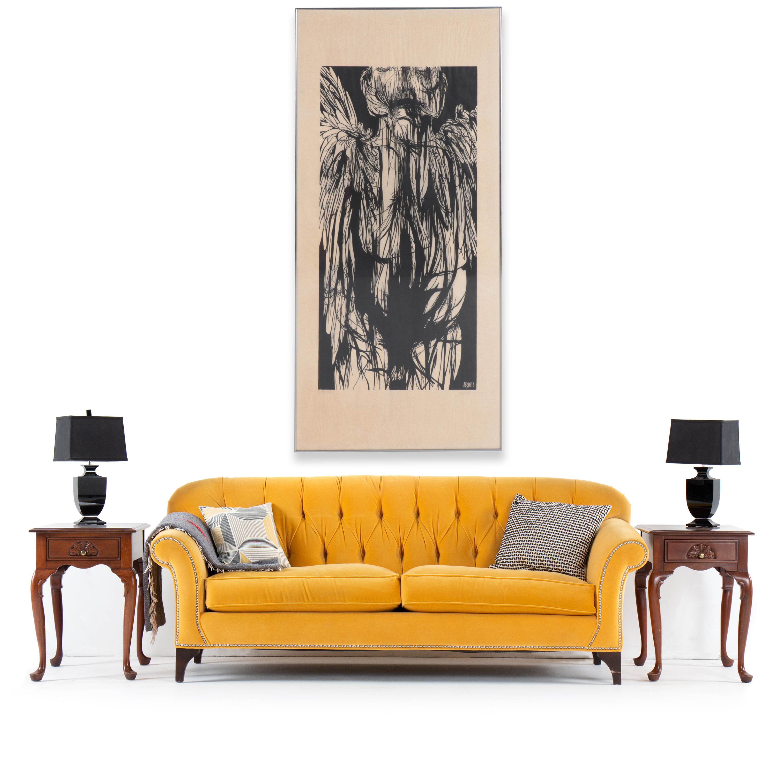 Leonard Baskin Large-Scale Woodcut "Everyman," Circa 1959