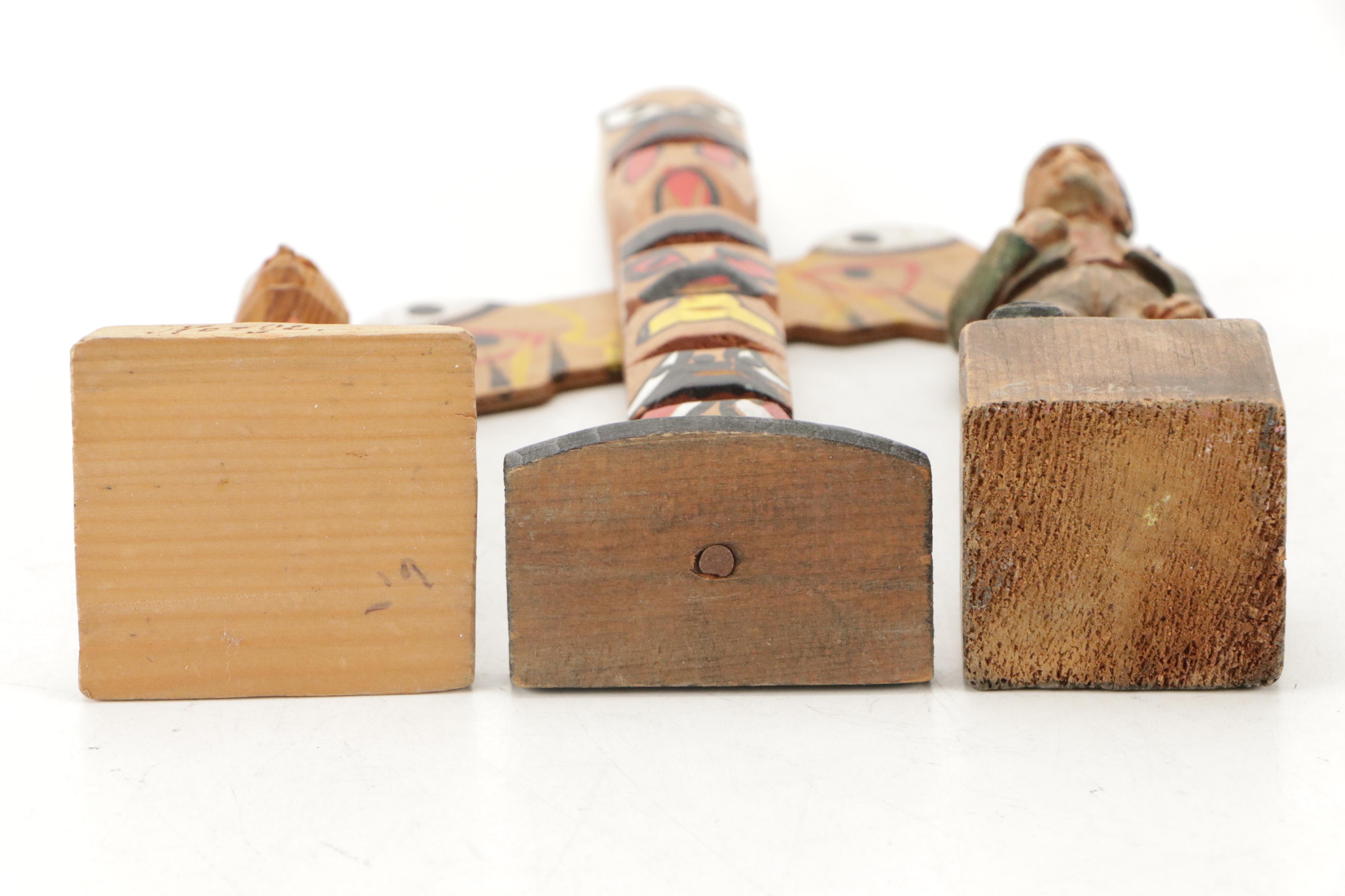 Japanese Kokeshi Doll, Southeast Asian Marionette, and More Collectibles