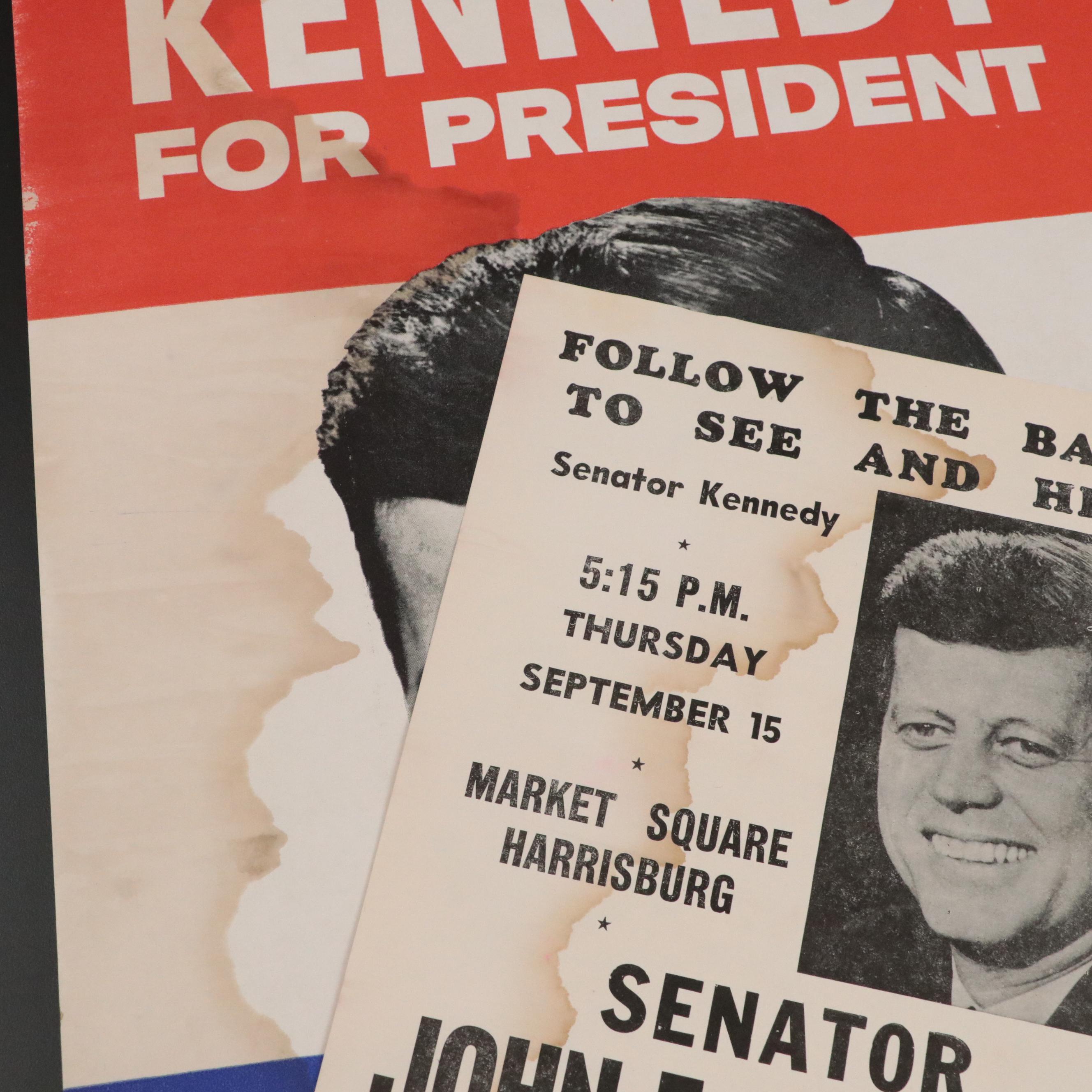 Original FDR, John Kennedy and Lyndon Johnson Posters
