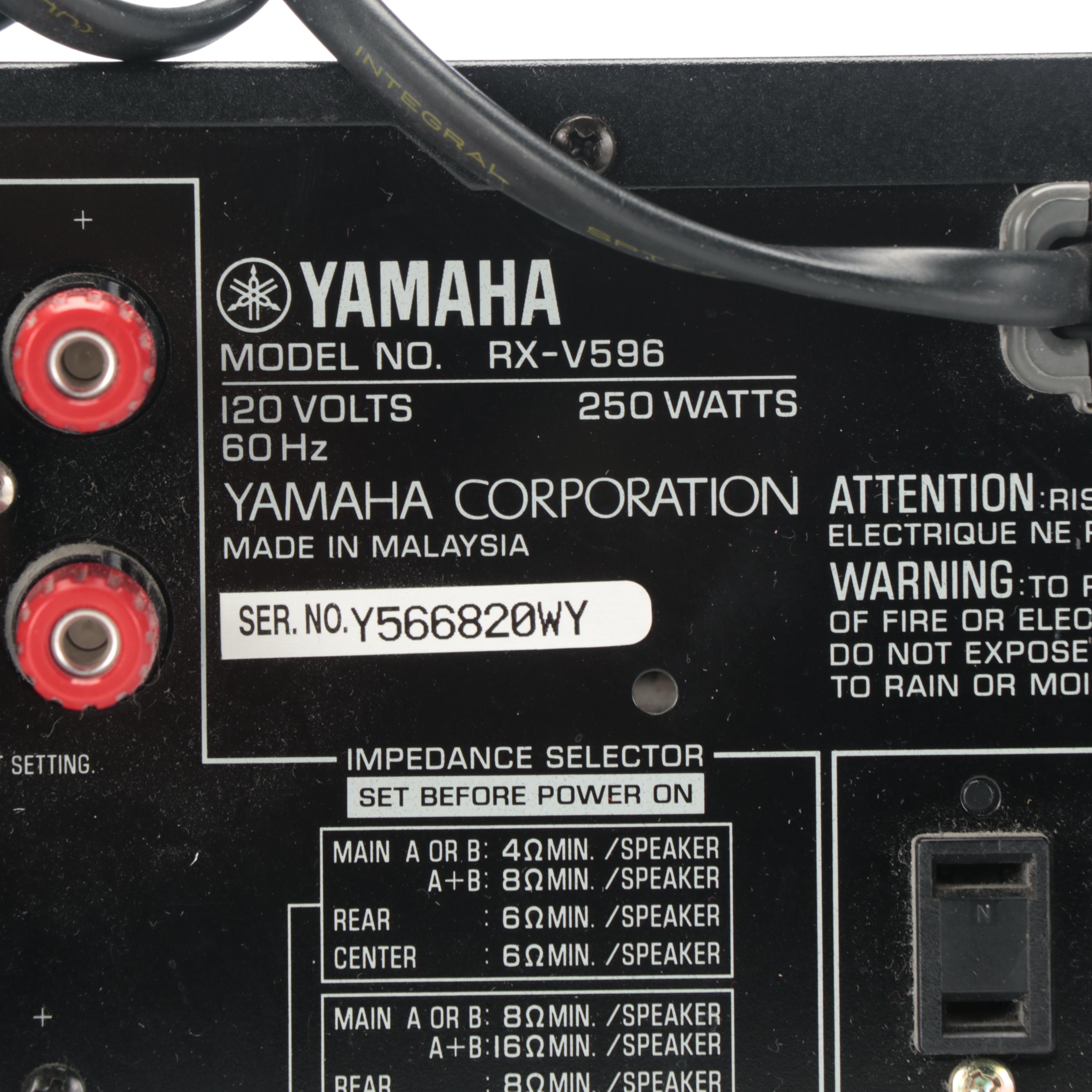 Yamaha Natural Sound AV Receiver