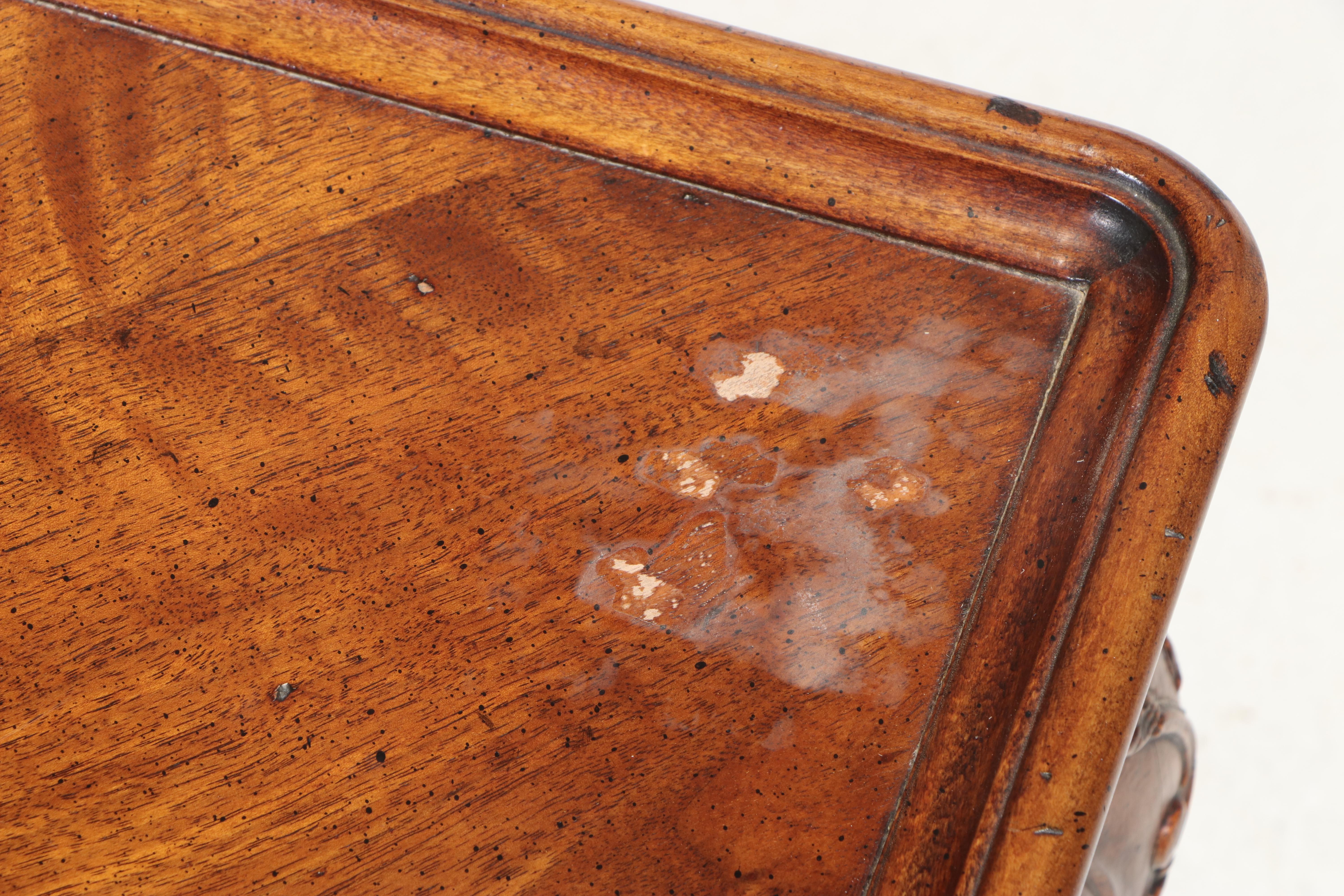 Henredon "Villandry" French Provincial Style Walnut and Maple Console Table