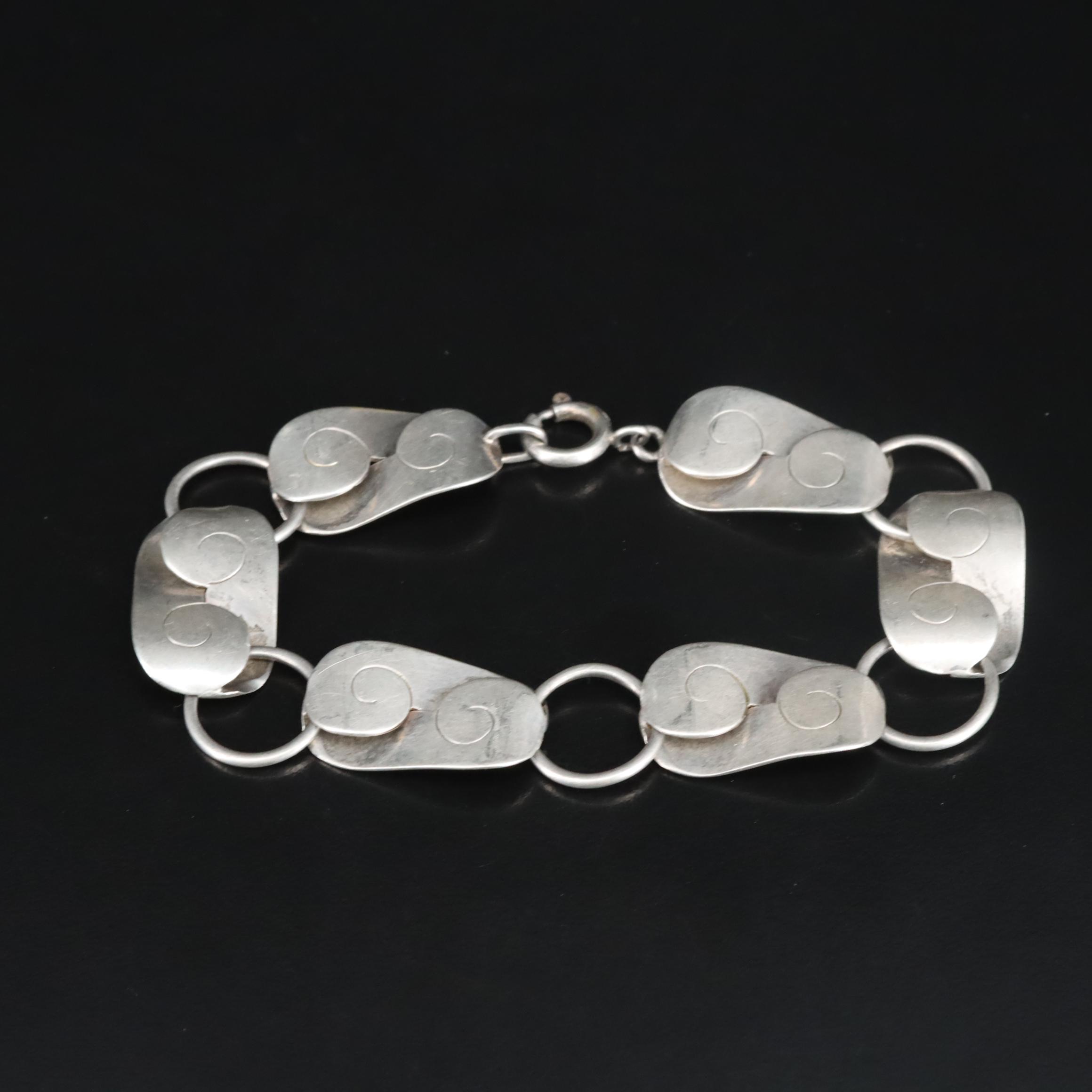 German 835 Silver Handmade Bracelet