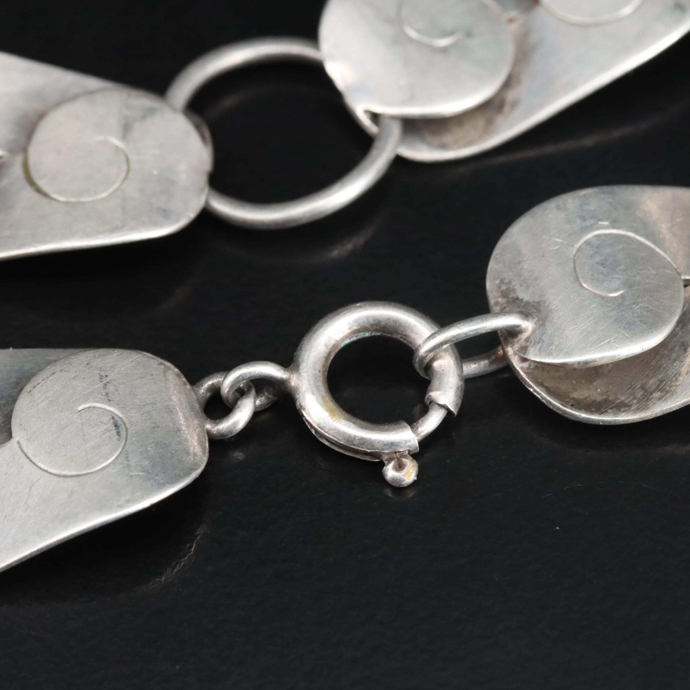 German 835 Silver Handmade Bracelet