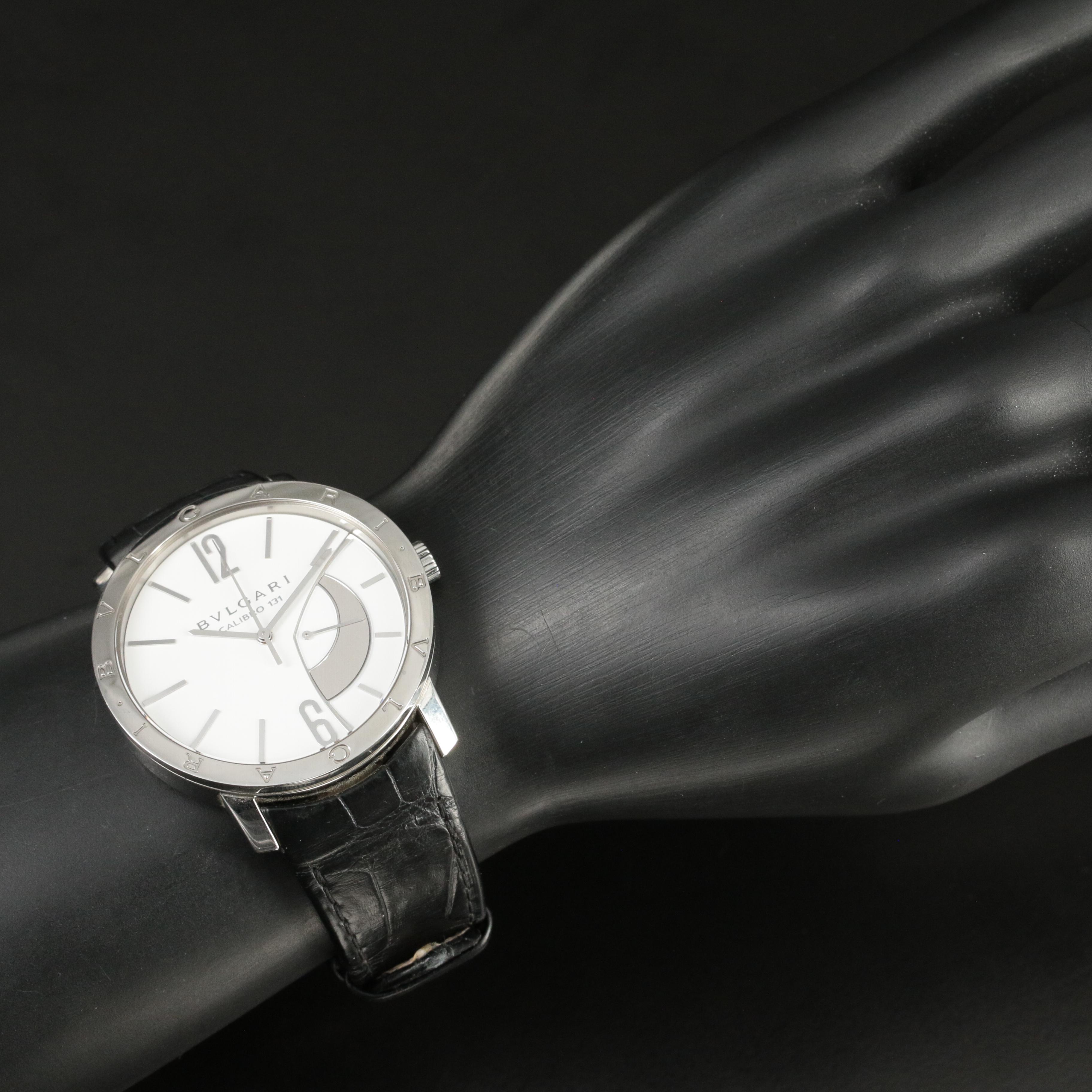 BVLGARI Calibro 131 Reserve de Marche, Exhibition Back Watch