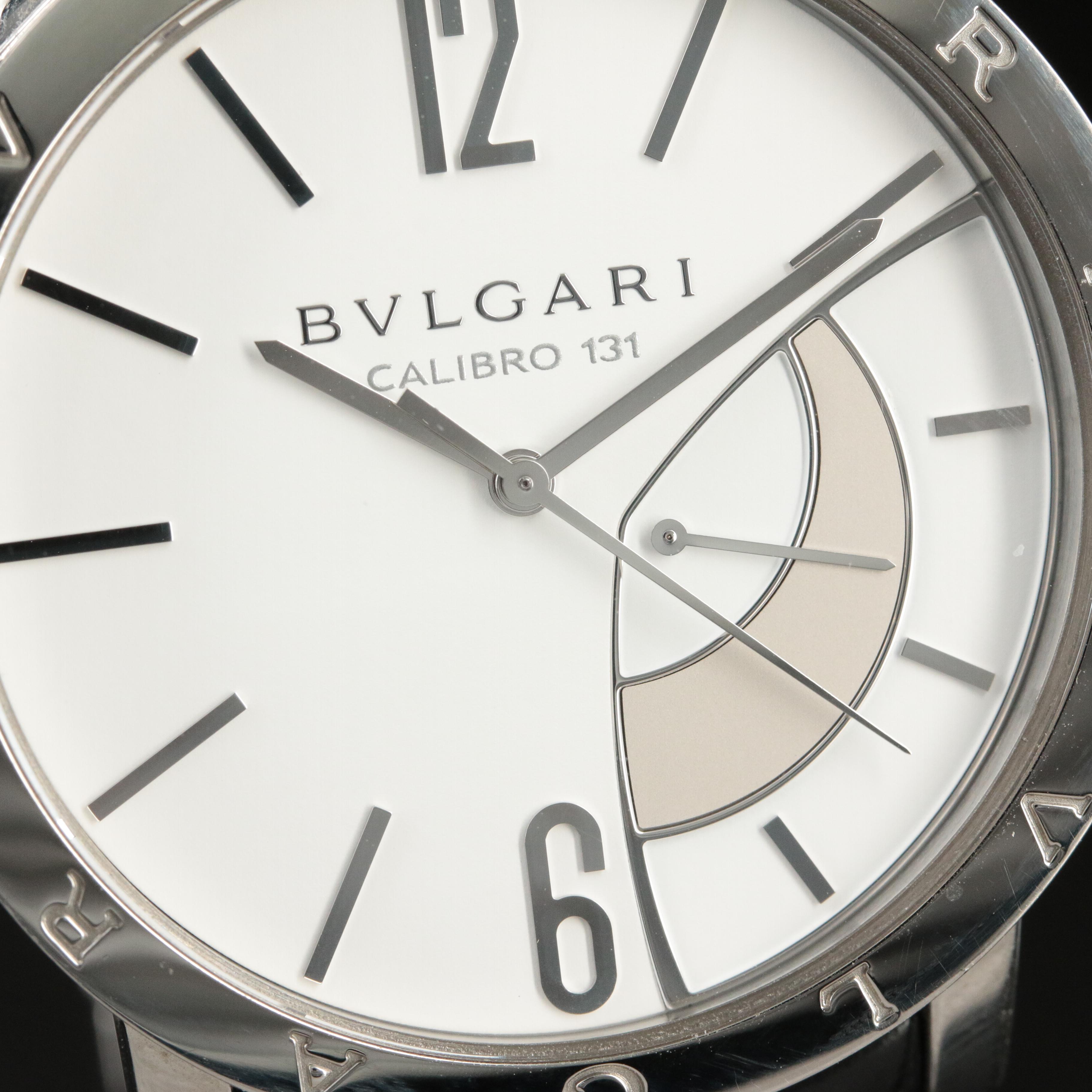 BVLGARI Calibro 131 Reserve de Marche, Exhibition Back Watch