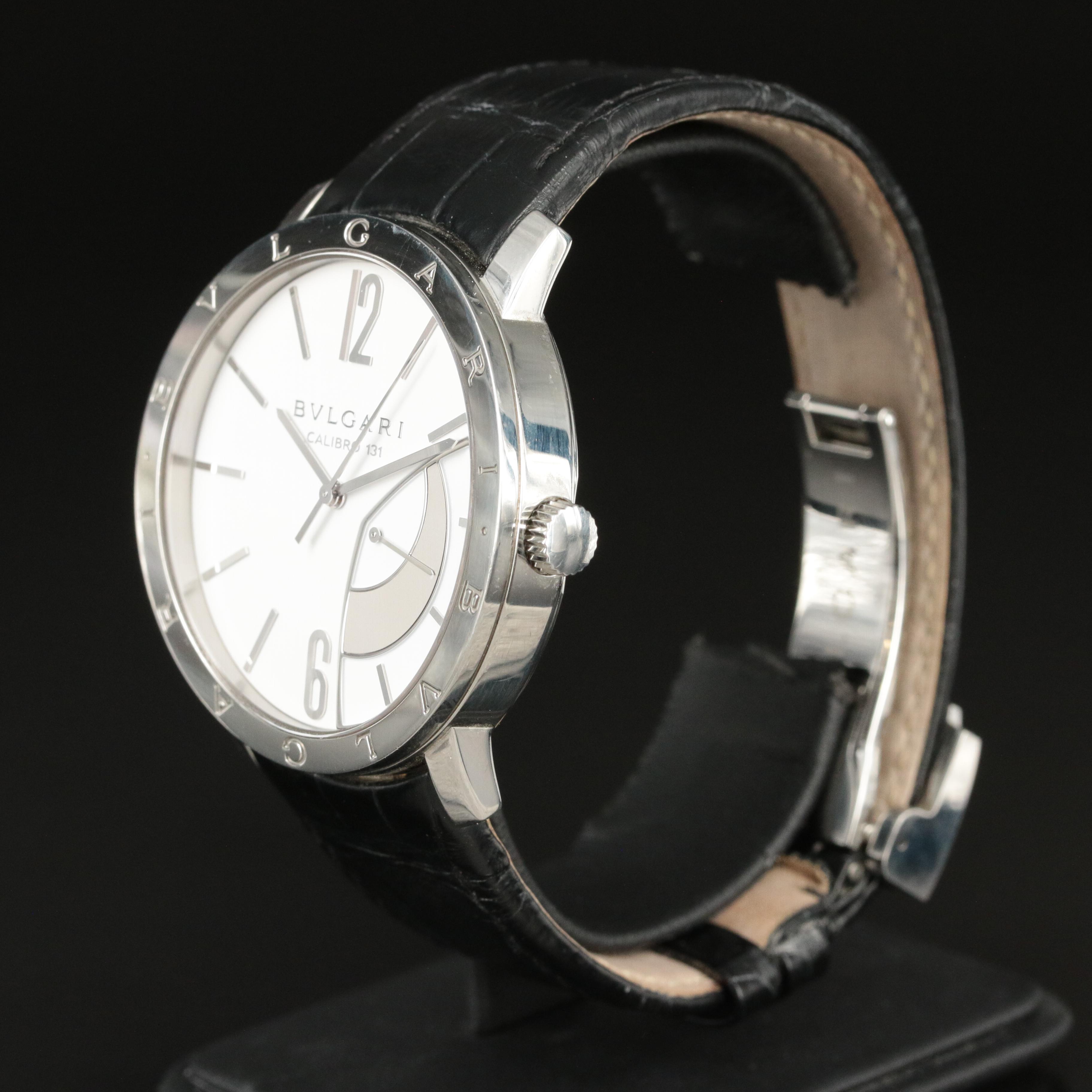 BVLGARI Calibro 131 Reserve de Marche, Exhibition Back Watch