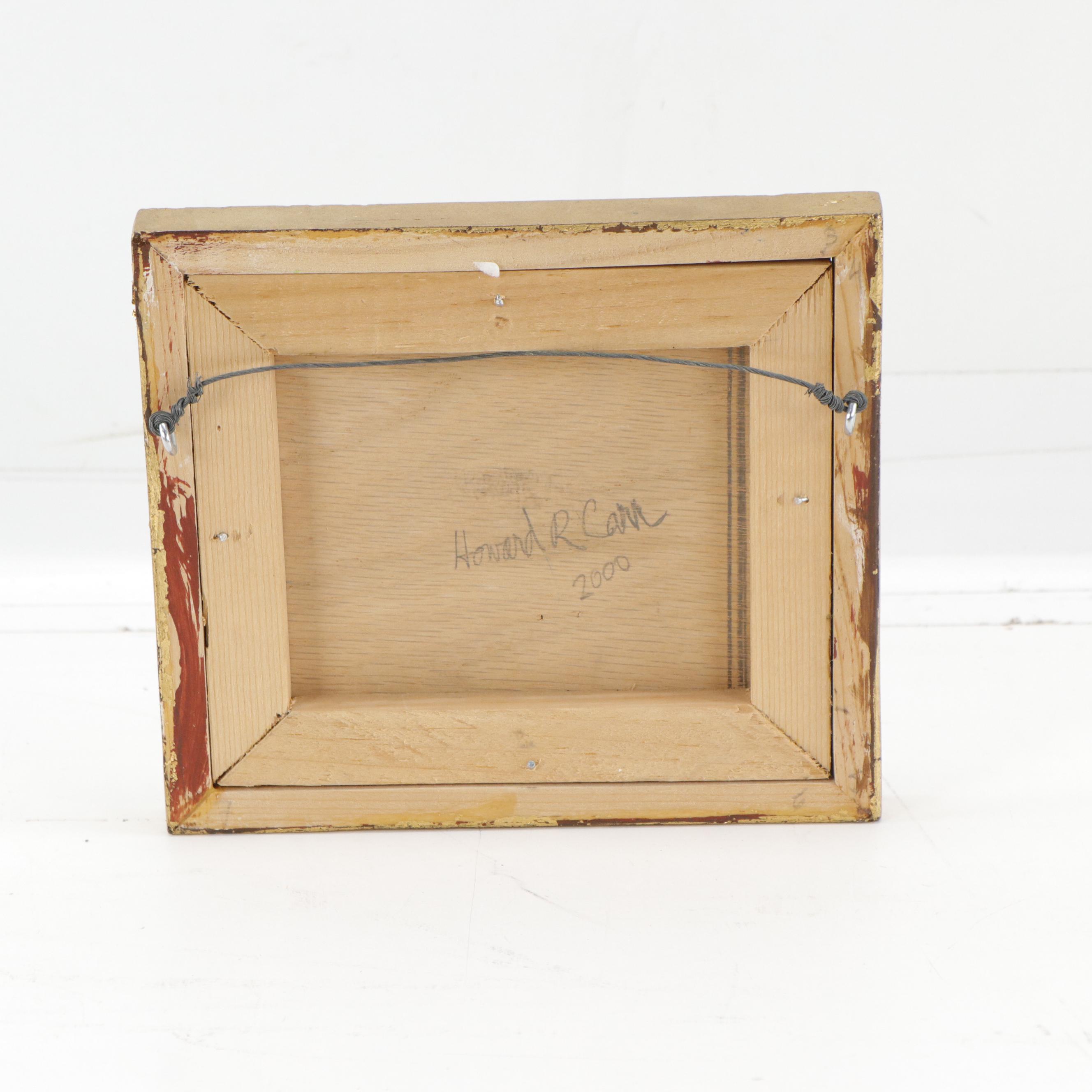 Howard R. Carr Oil Painting of Peeled Orange, 2000