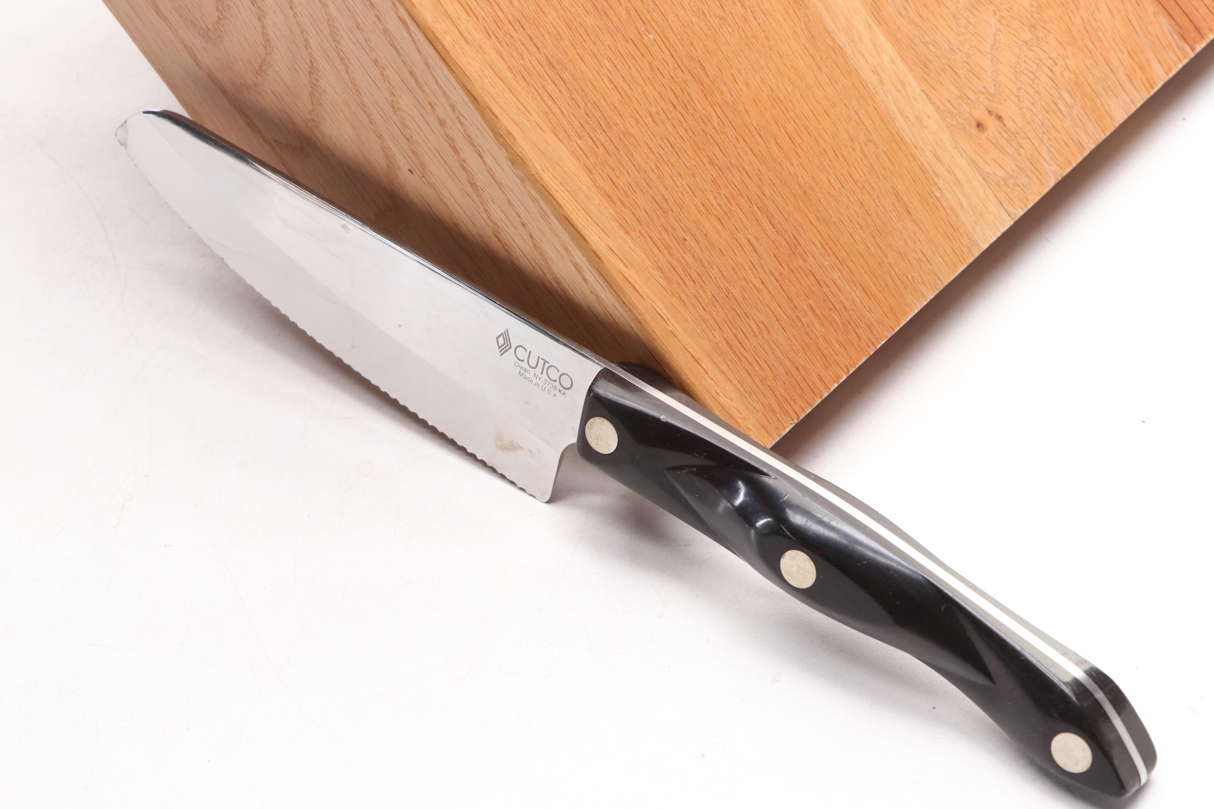 Cutco Ultimate Set Knife Set with Steak Knives and Block