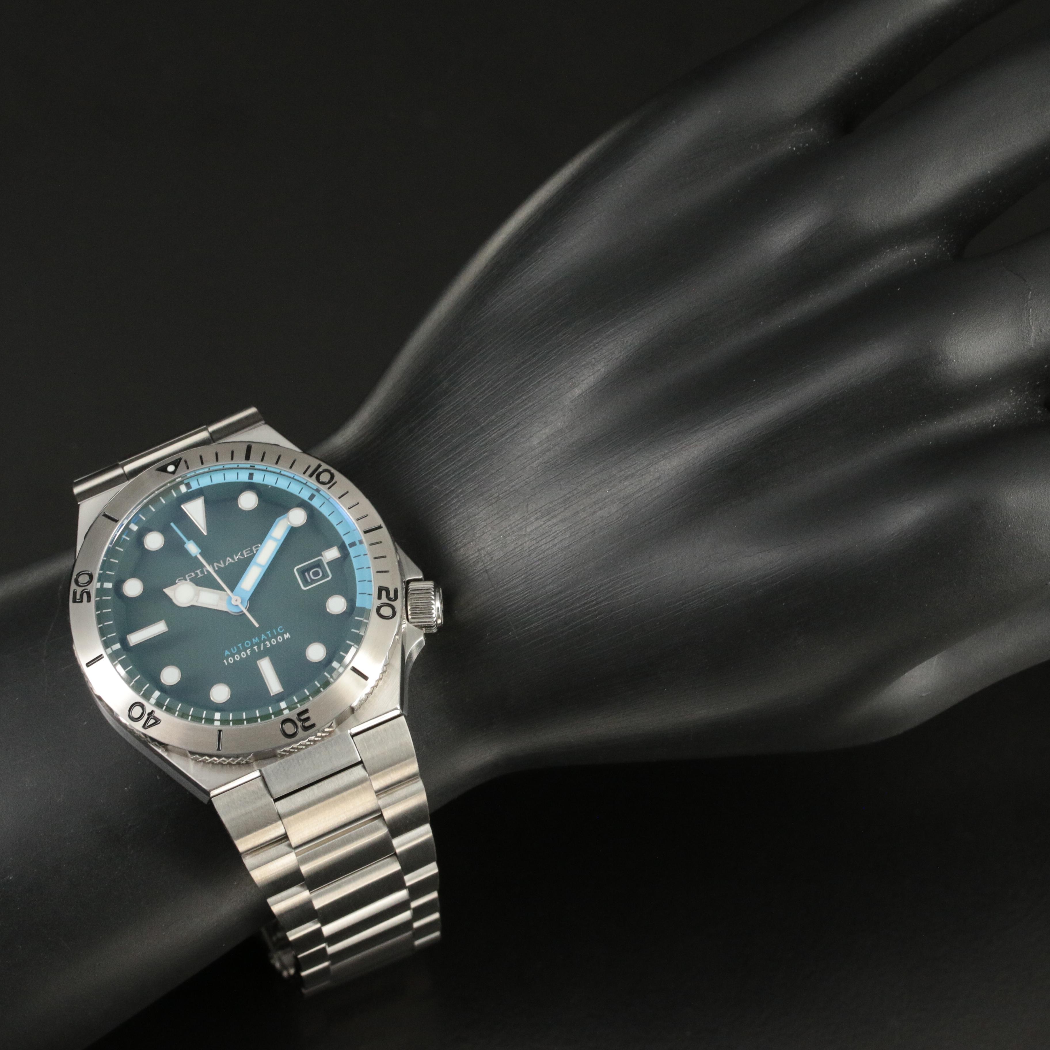 Spinnaker Automatic 1000 Ft. Stainless Steel Watch