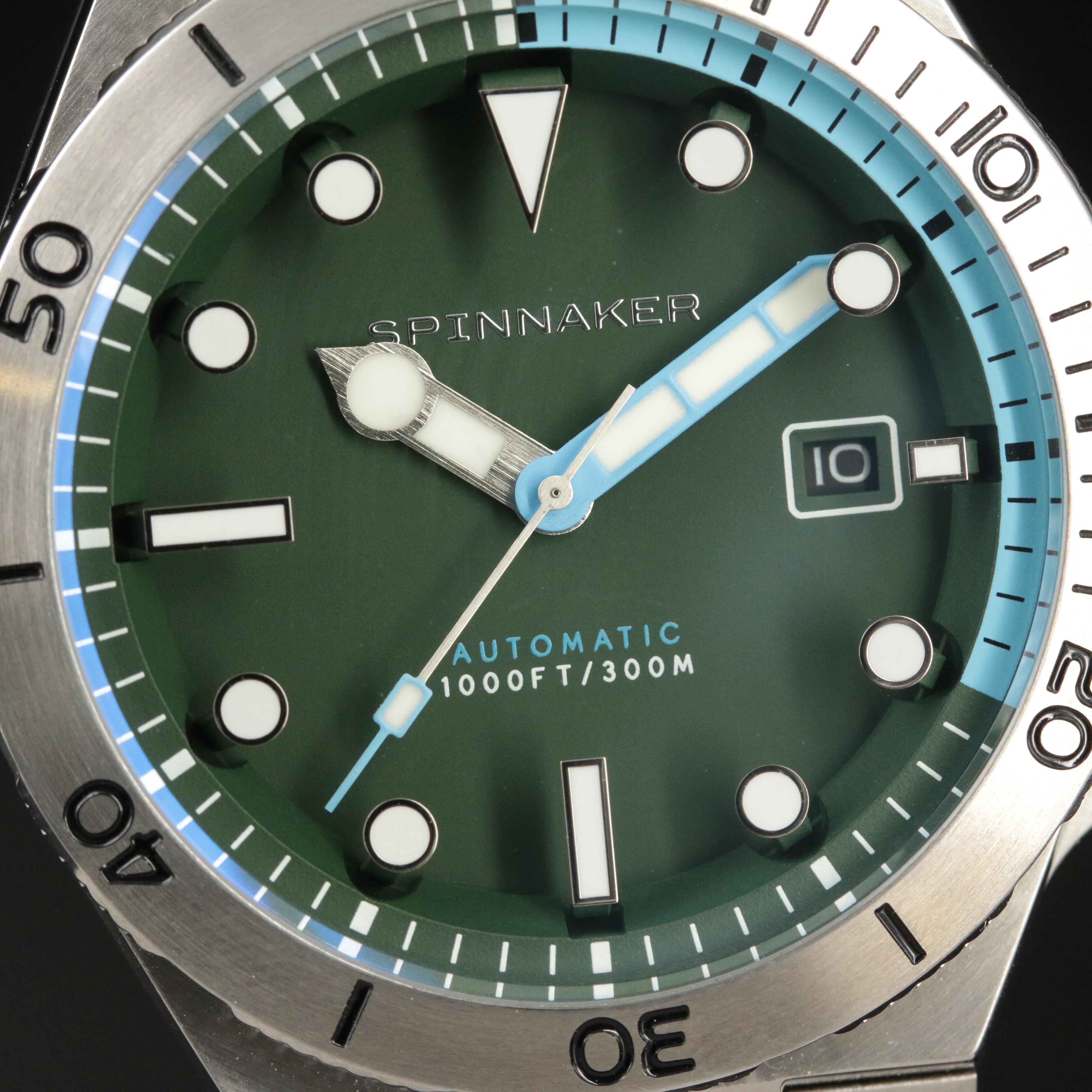 Spinnaker Automatic 1000 Ft. Stainless Steel Watch