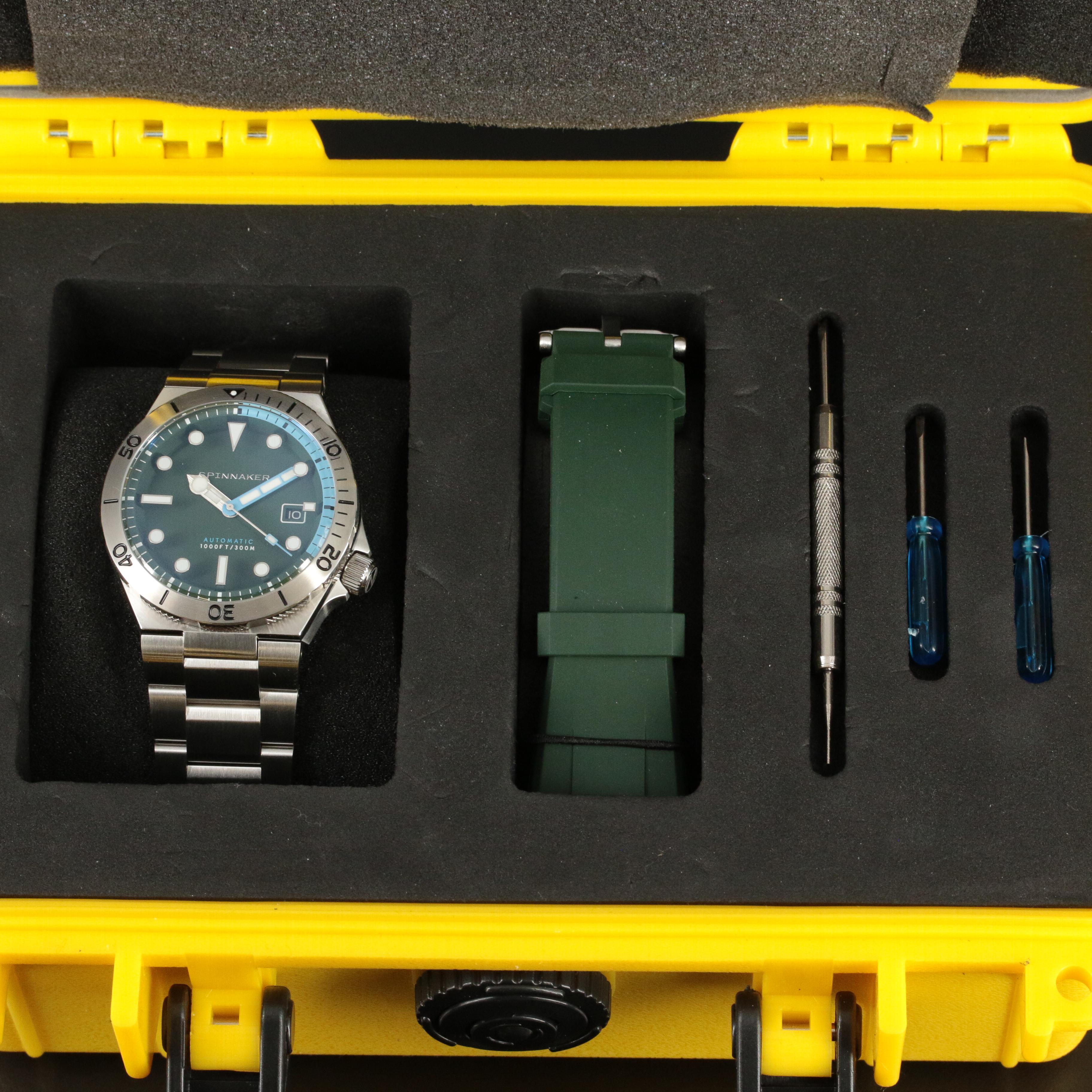 Spinnaker Automatic 1000 Ft. Stainless Steel Watch