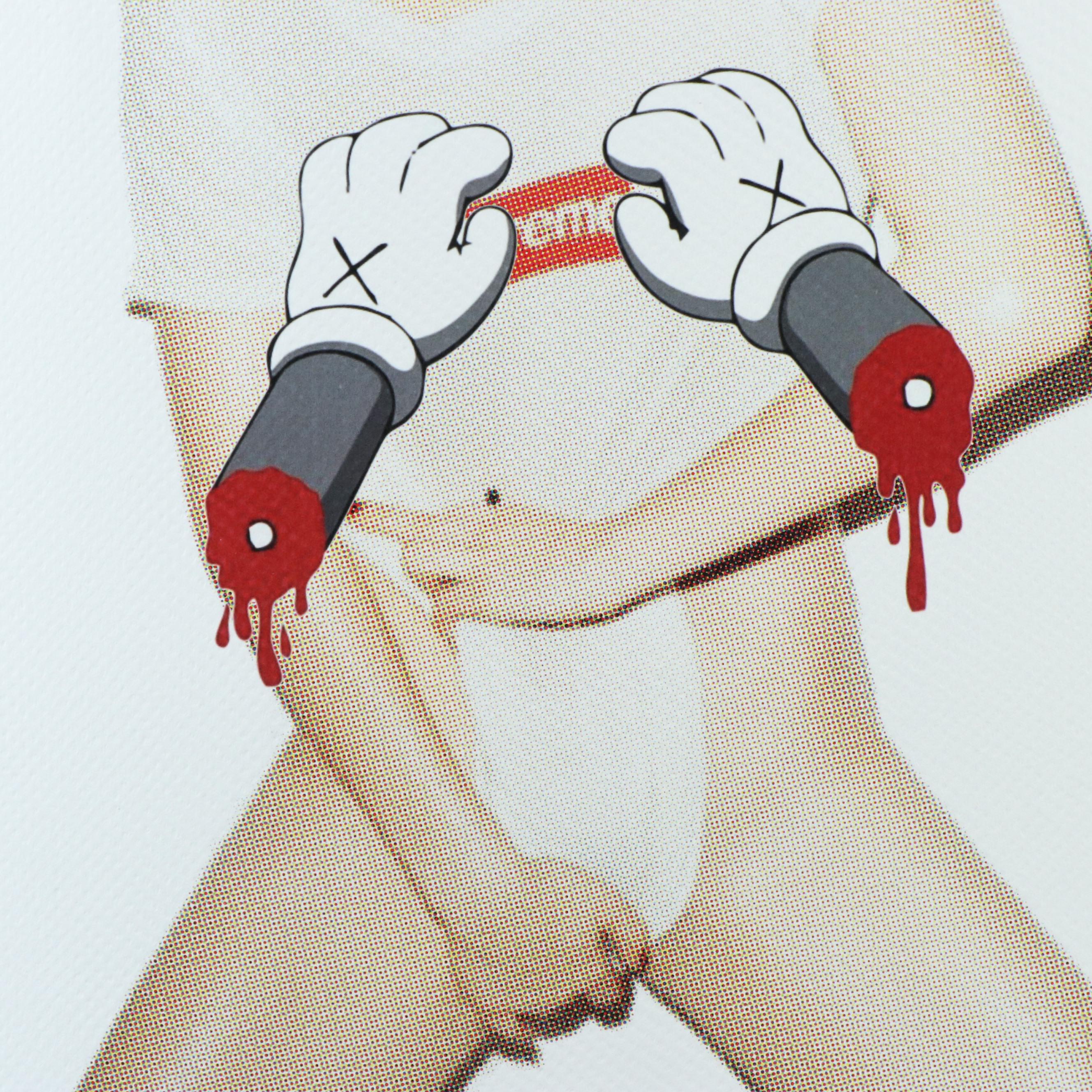 Death NYC Pop Art Graphic Print of Lady Gaga x Kaws