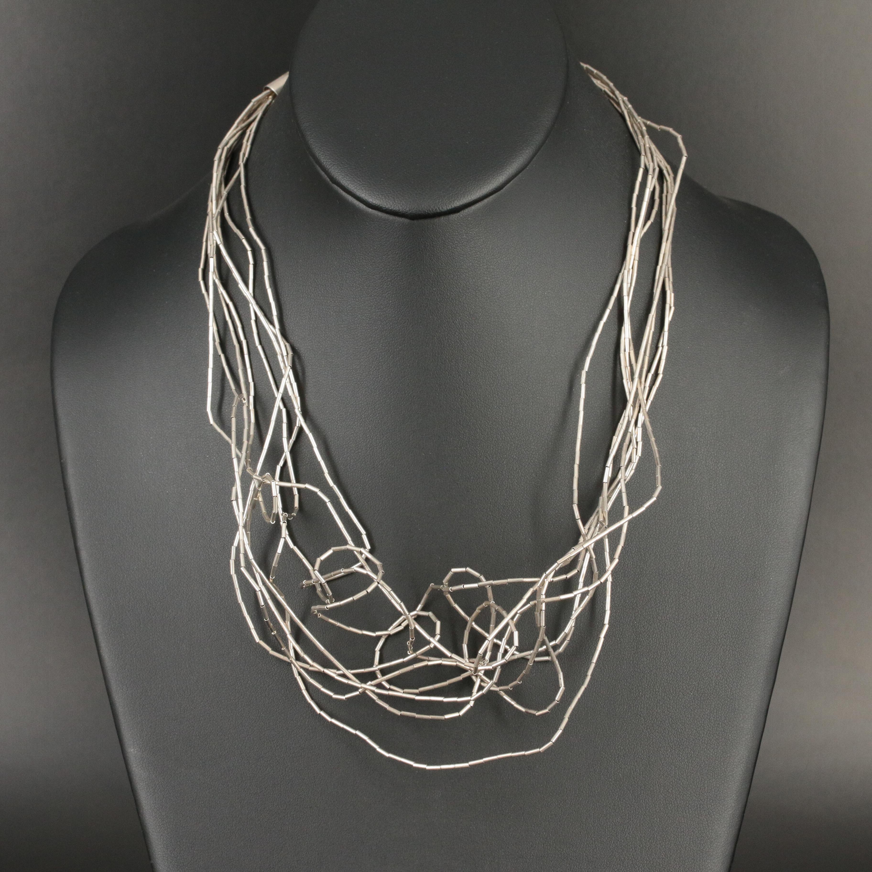 Sterling Liquid Silver Necklace
