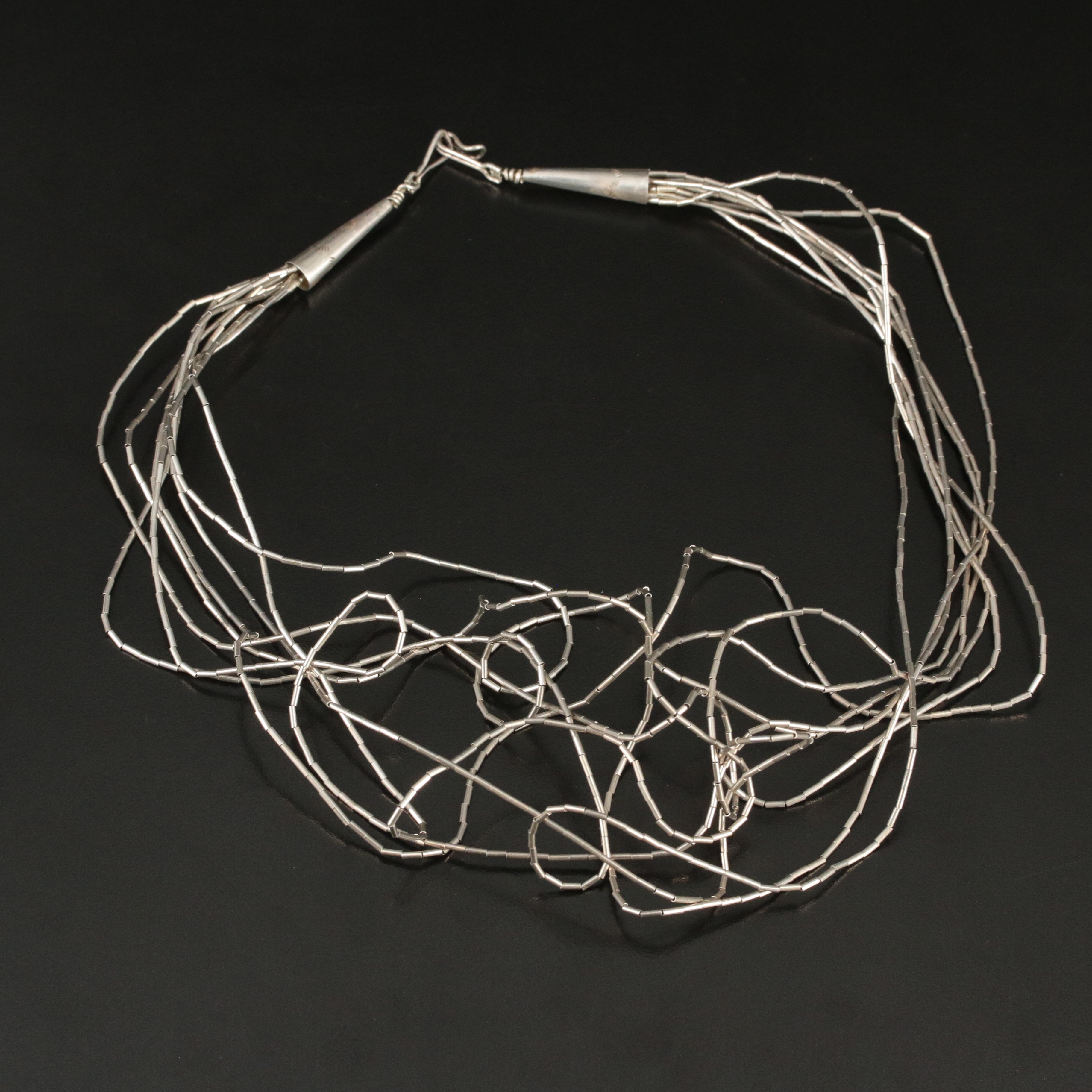 Sterling Liquid Silver Necklace