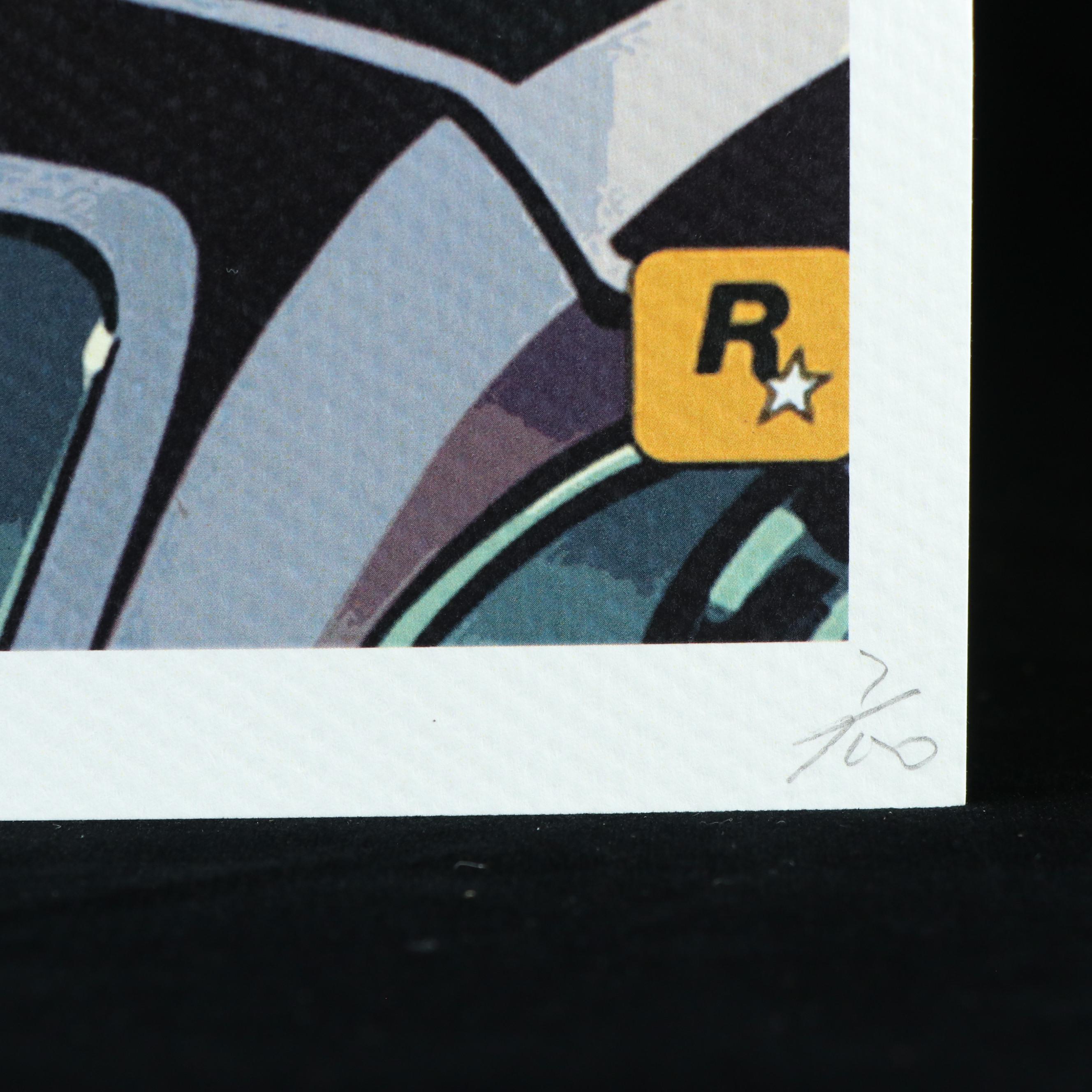 Death NYC Pop Art Graphic Print of G.T.A. Grand Theft Auto