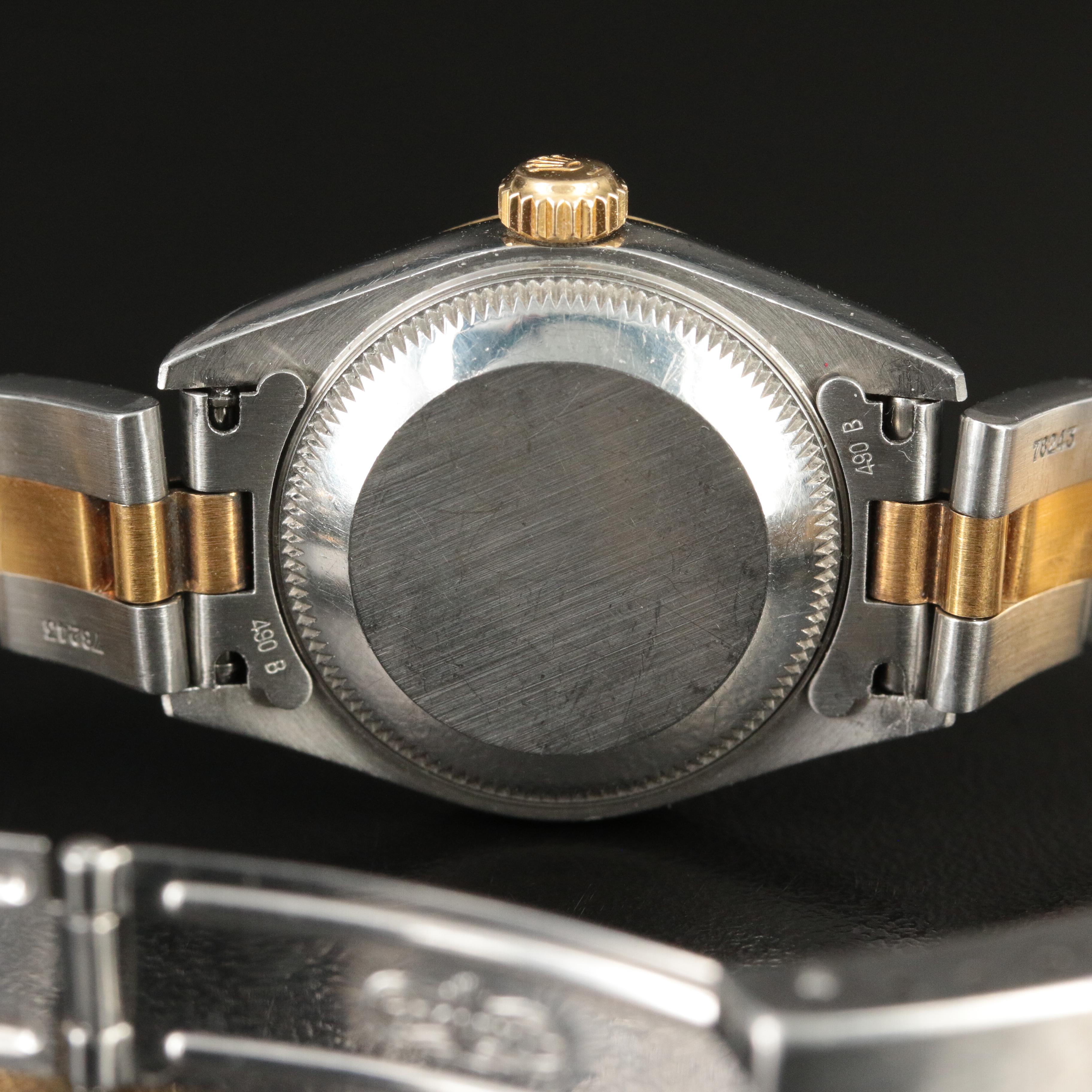 2004 Rolex Pyramid Roman Dial Datejust Watch