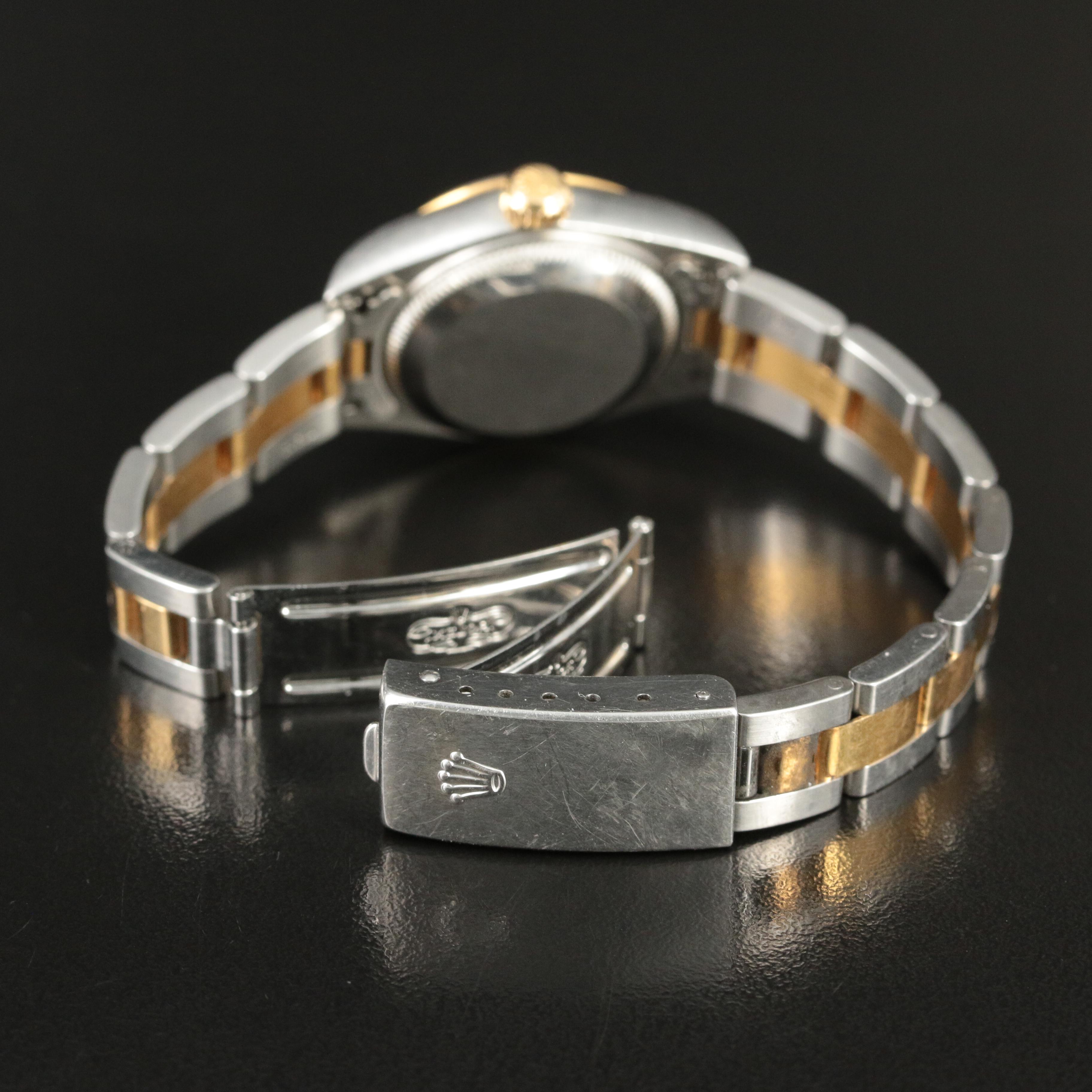 2004 Rolex Pyramid Roman Dial Datejust Watch