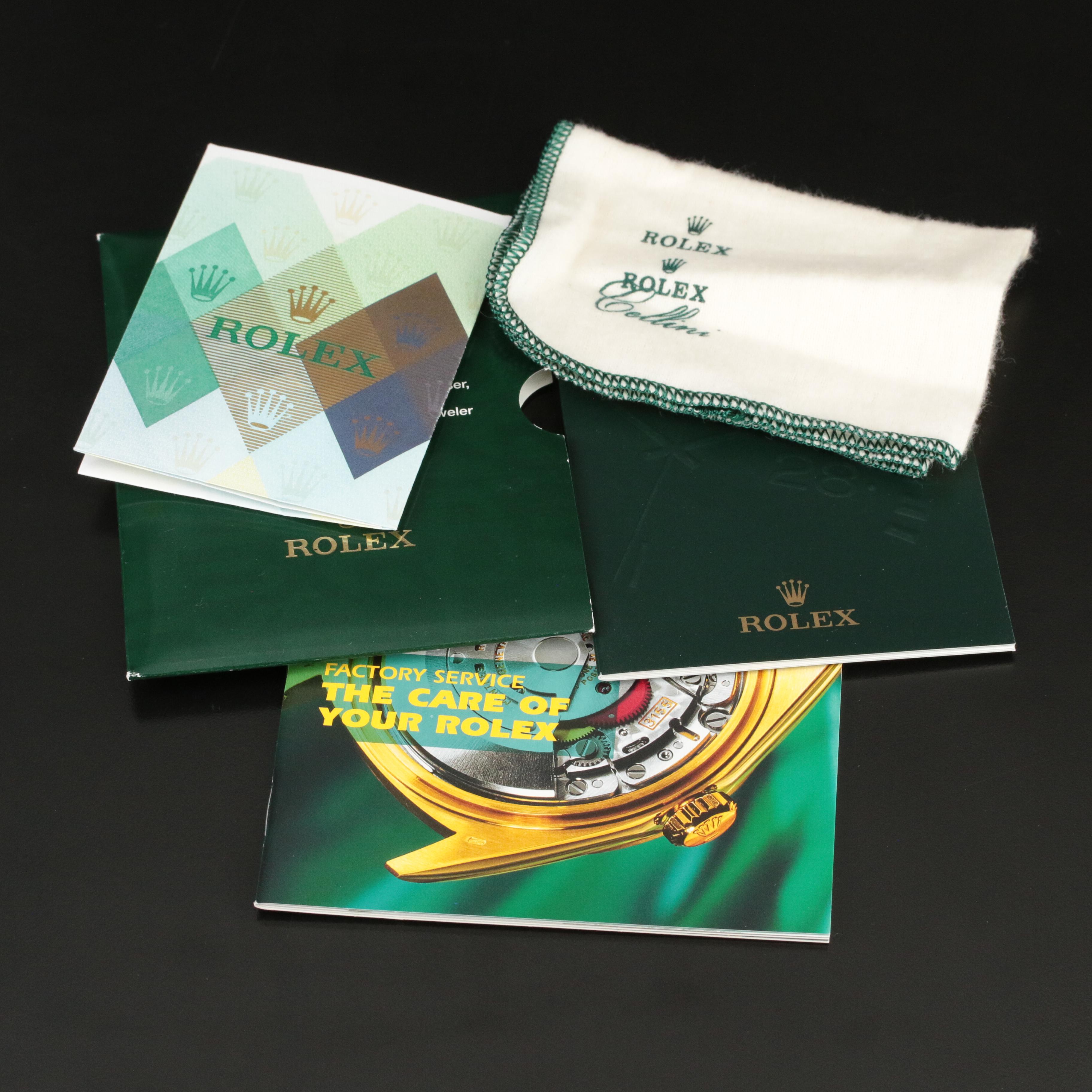 2004 Rolex Pyramid Roman Dial Datejust Watch