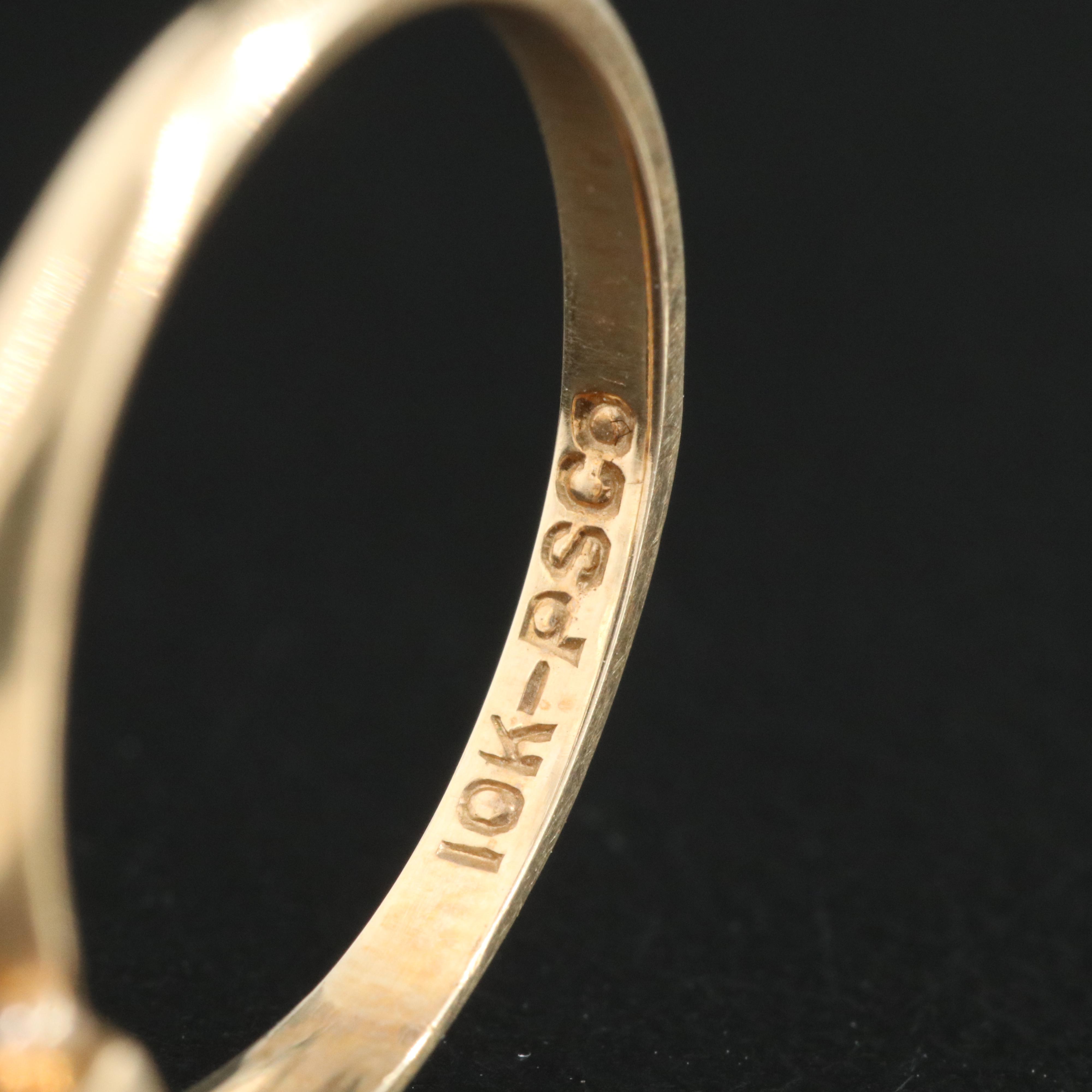 Vintage 10K Ruby Ring