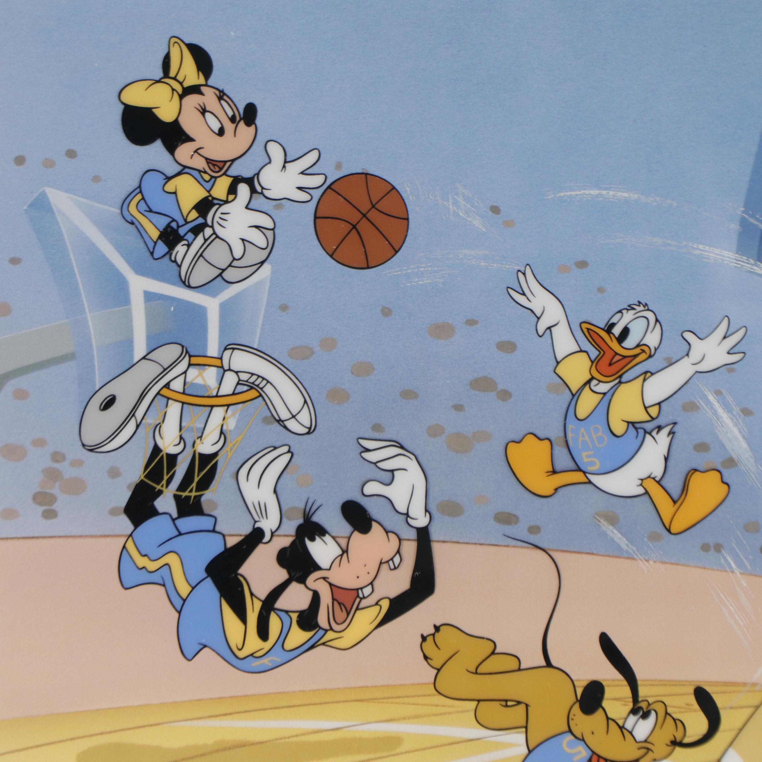 Disney Sericel "Slam Dunk with the Fab Five," 1998