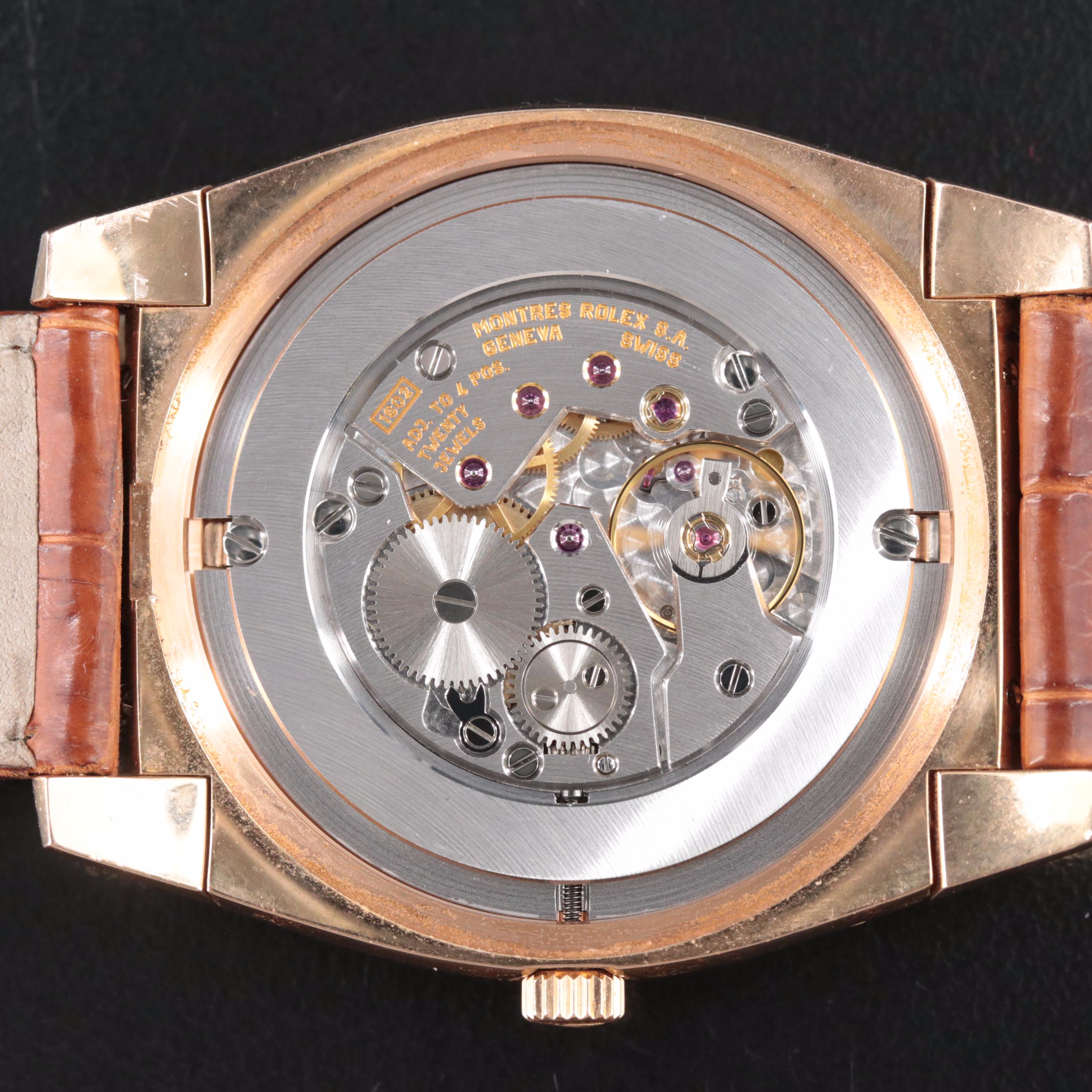 1990s 18K Rolex Cellini Stem Wind Watch