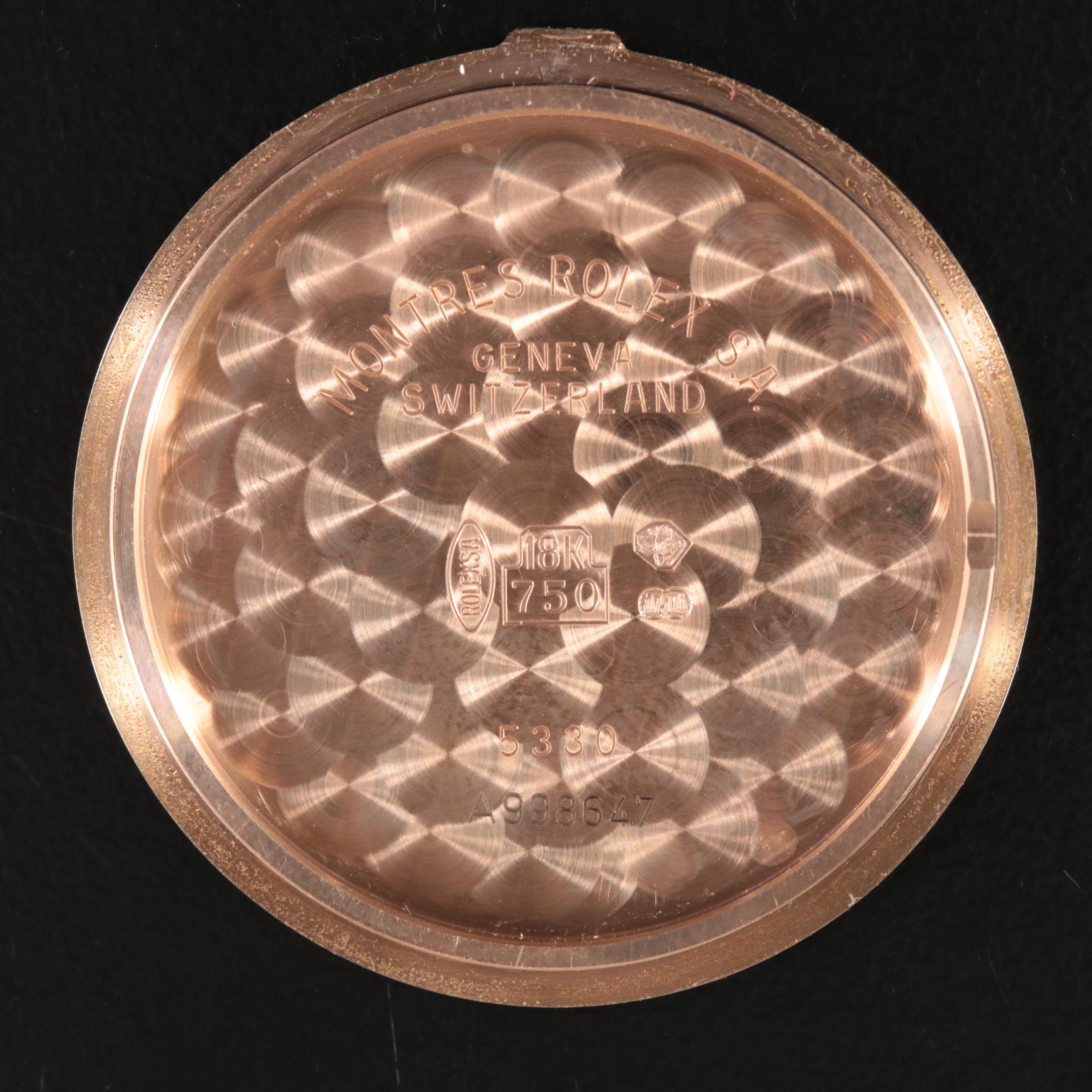 1990s 18K Rolex Cellini Stem Wind Watch