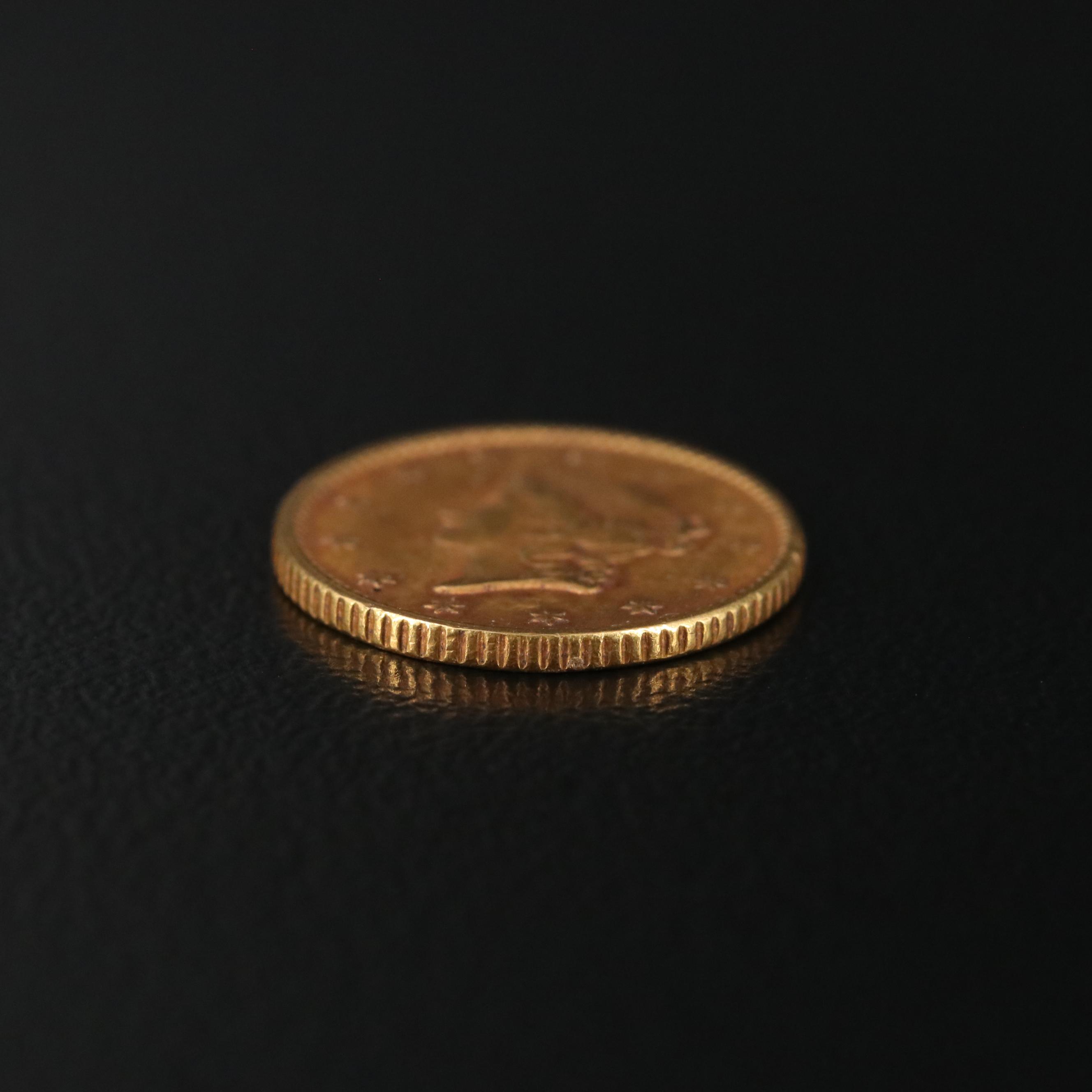 1853 Type 1, One Dollar Gold Coin