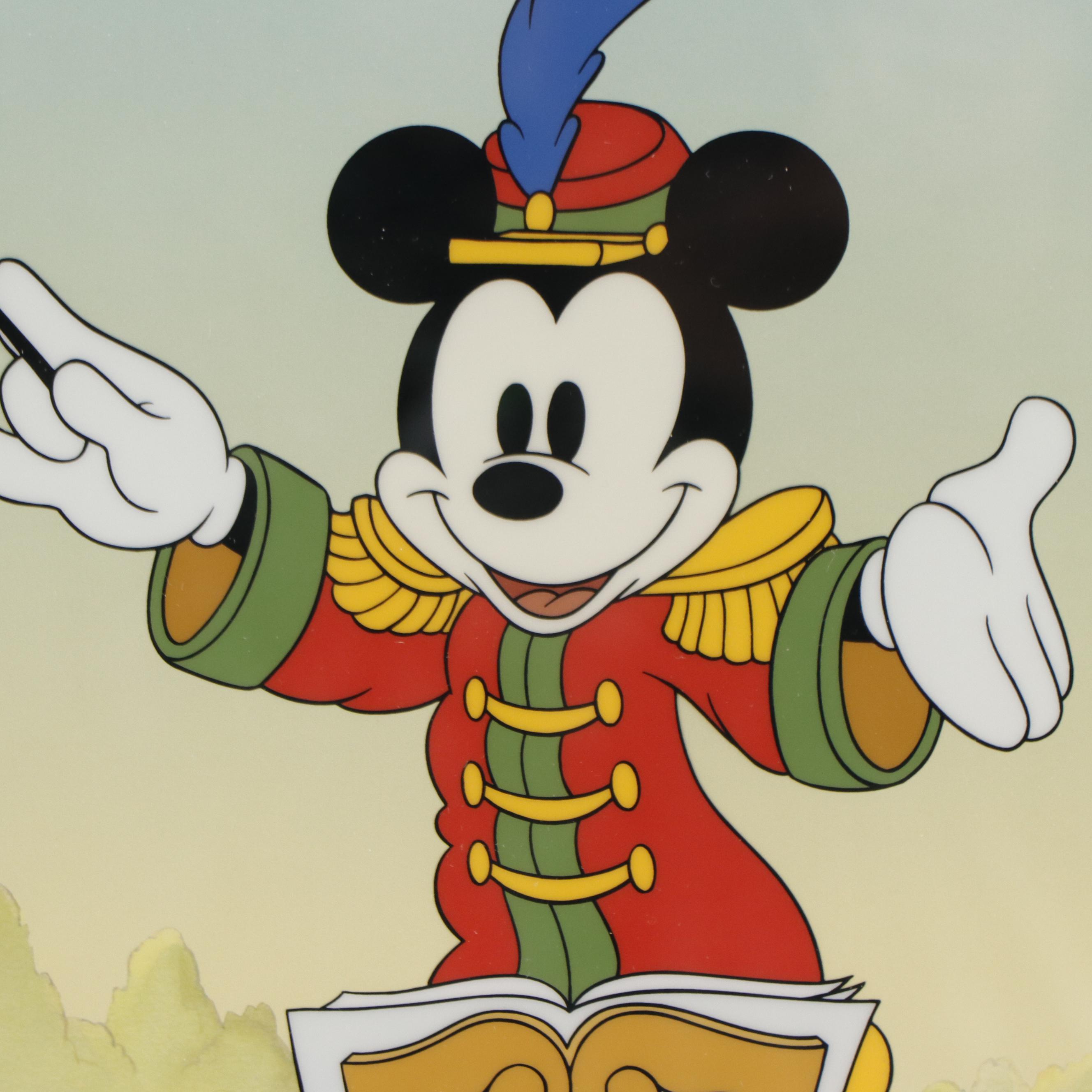 Disney Mickey Mouse Sericel "Bandleader Mickey," 1998