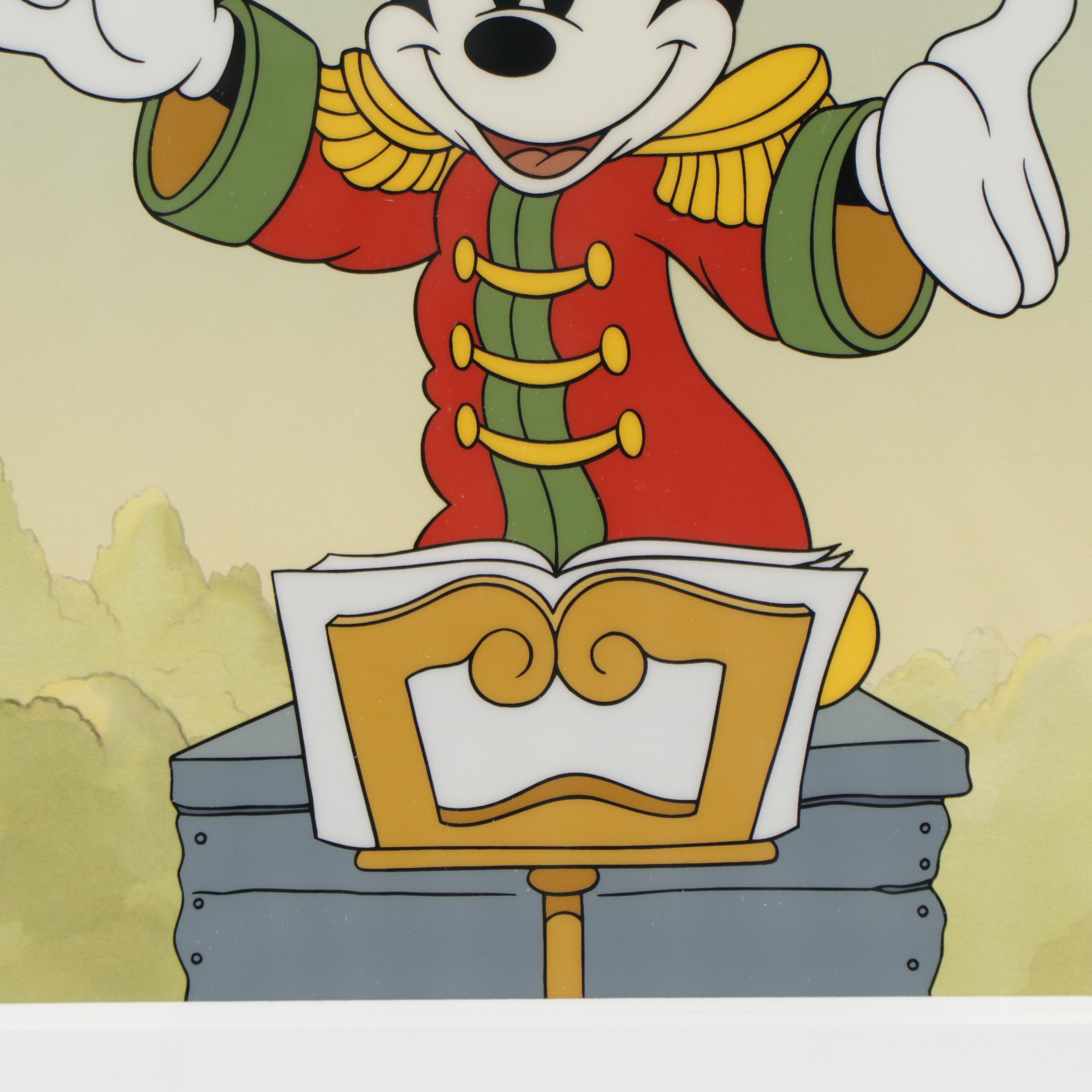 Disney Mickey Mouse Sericel "Bandleader Mickey," 1998