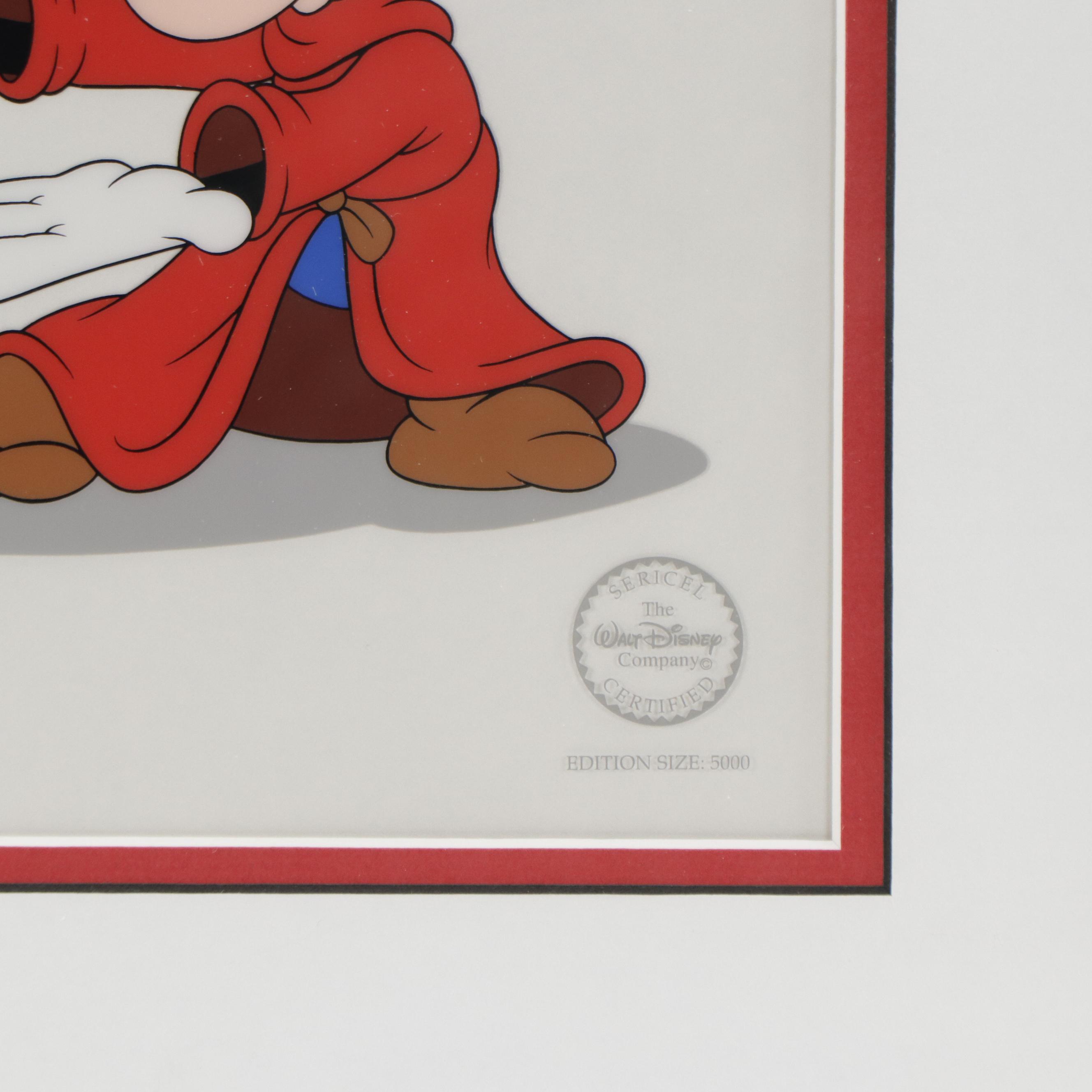 Disney Mickey Mouse Sericel "Follow Me," 1996