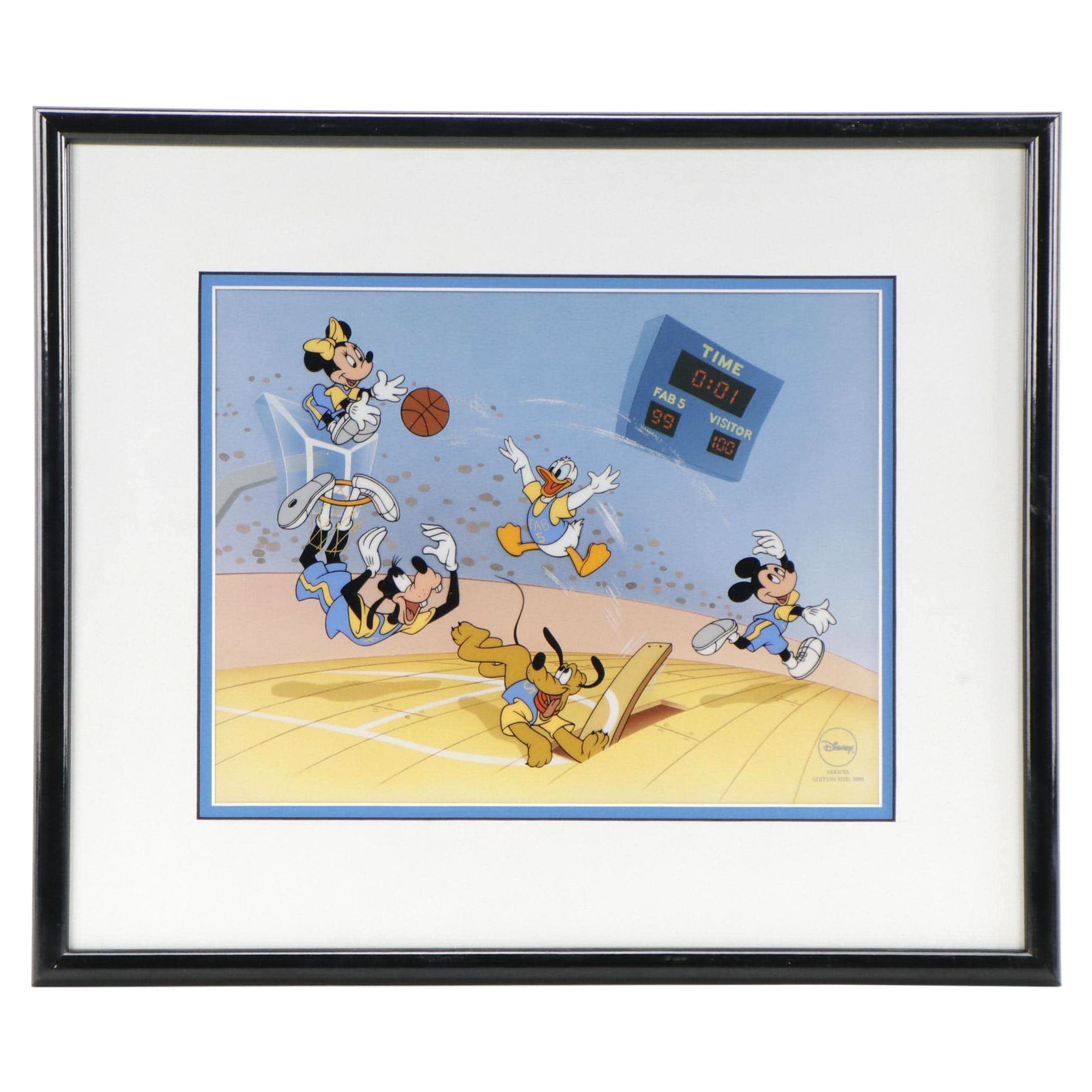 Disney Sericel "Slam Dunk with the Fab Five," 1998