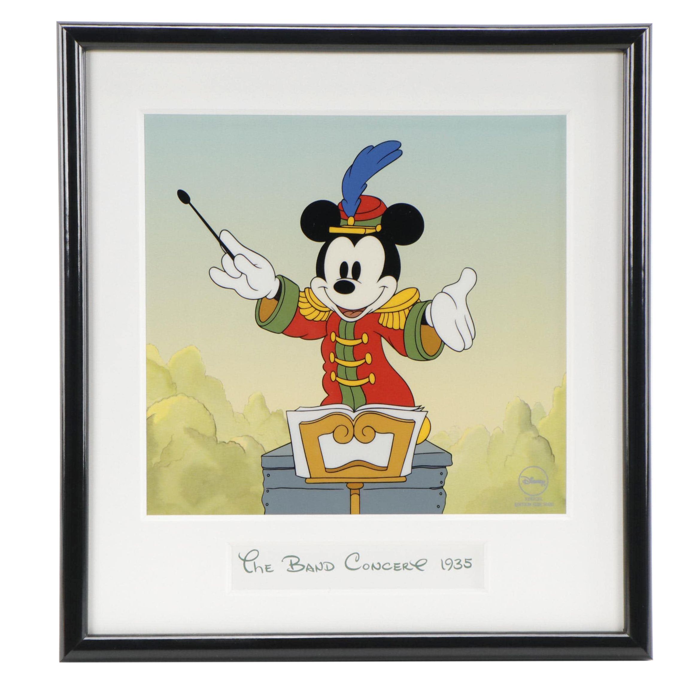 Disney Mickey Mouse Sericel "Bandleader Mickey," 1998