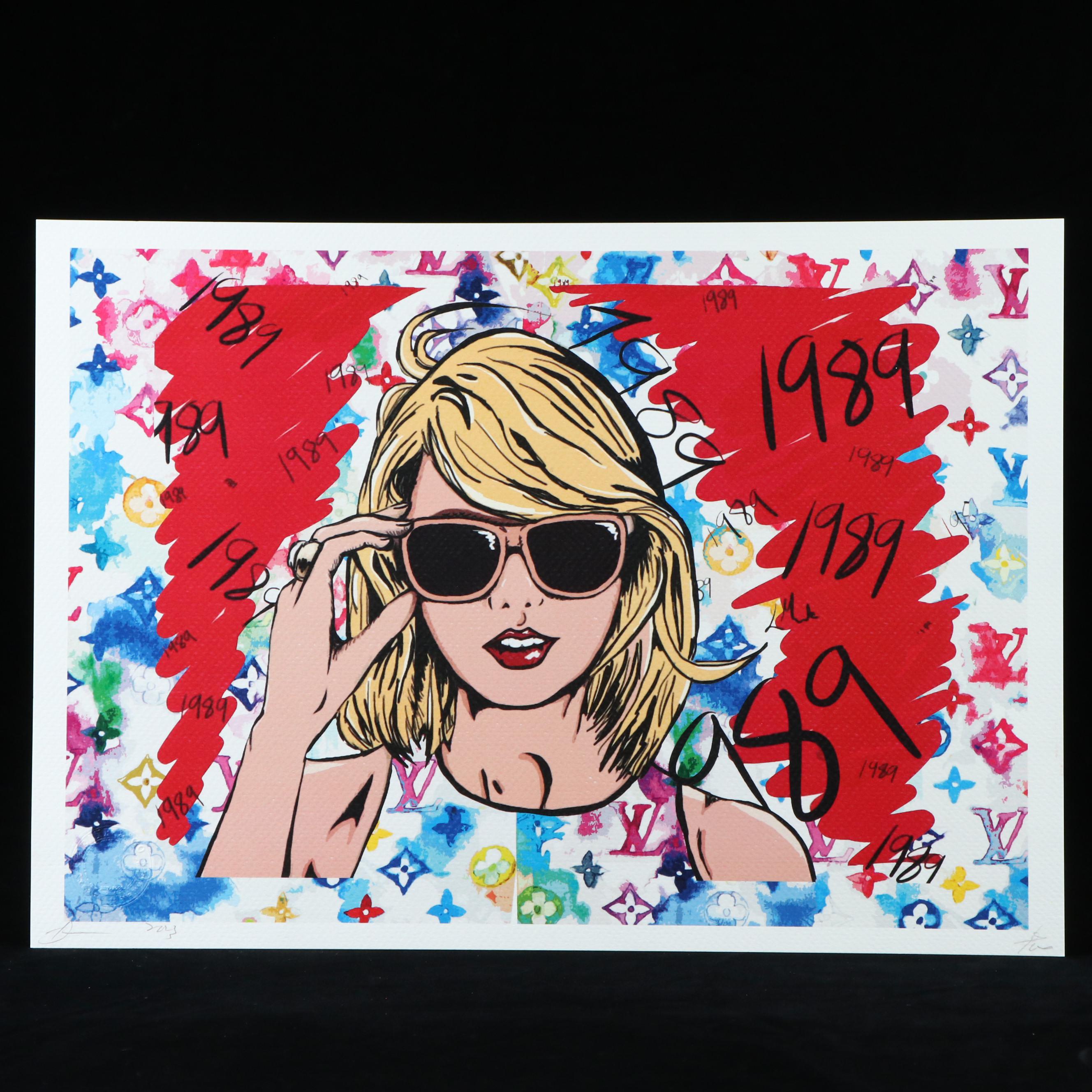 Death NYC Pop Art Graphic of Taylor Swift X Louis Vuitton