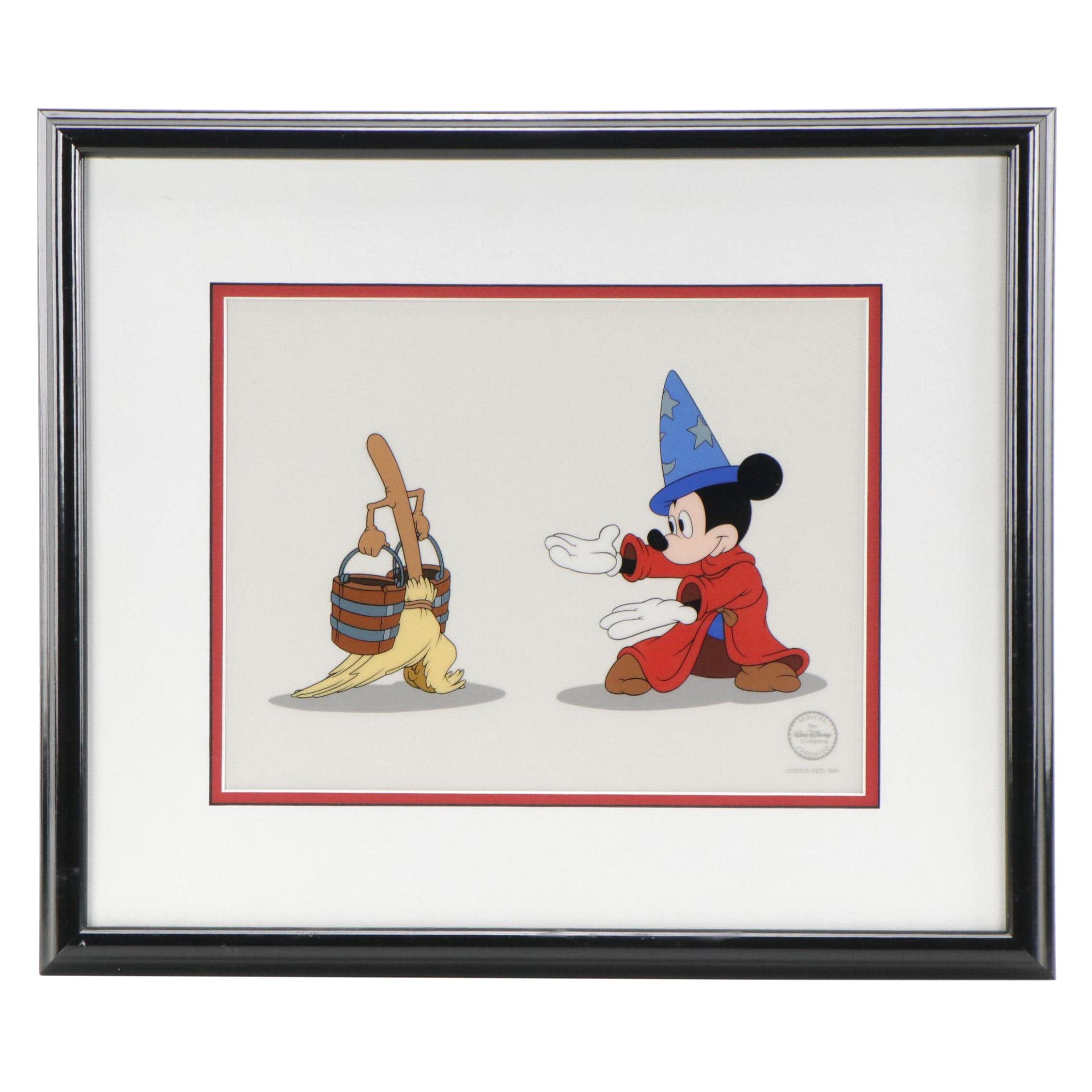 Disney Mickey Mouse Sericel "Follow Me," 1996