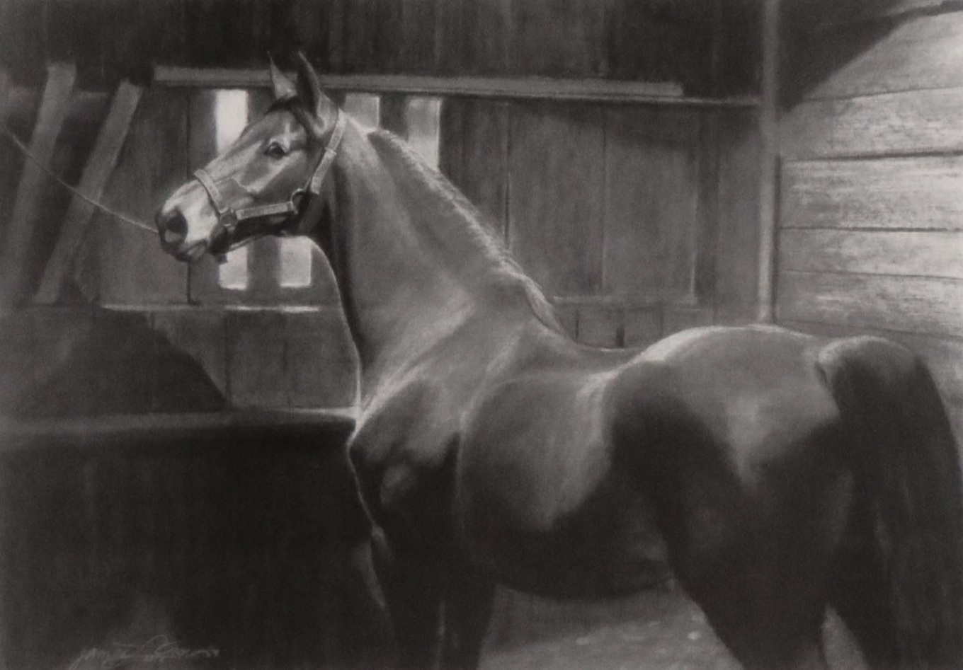 Offset Lithograph After James L. Crow "Expectation," Late 20th Century