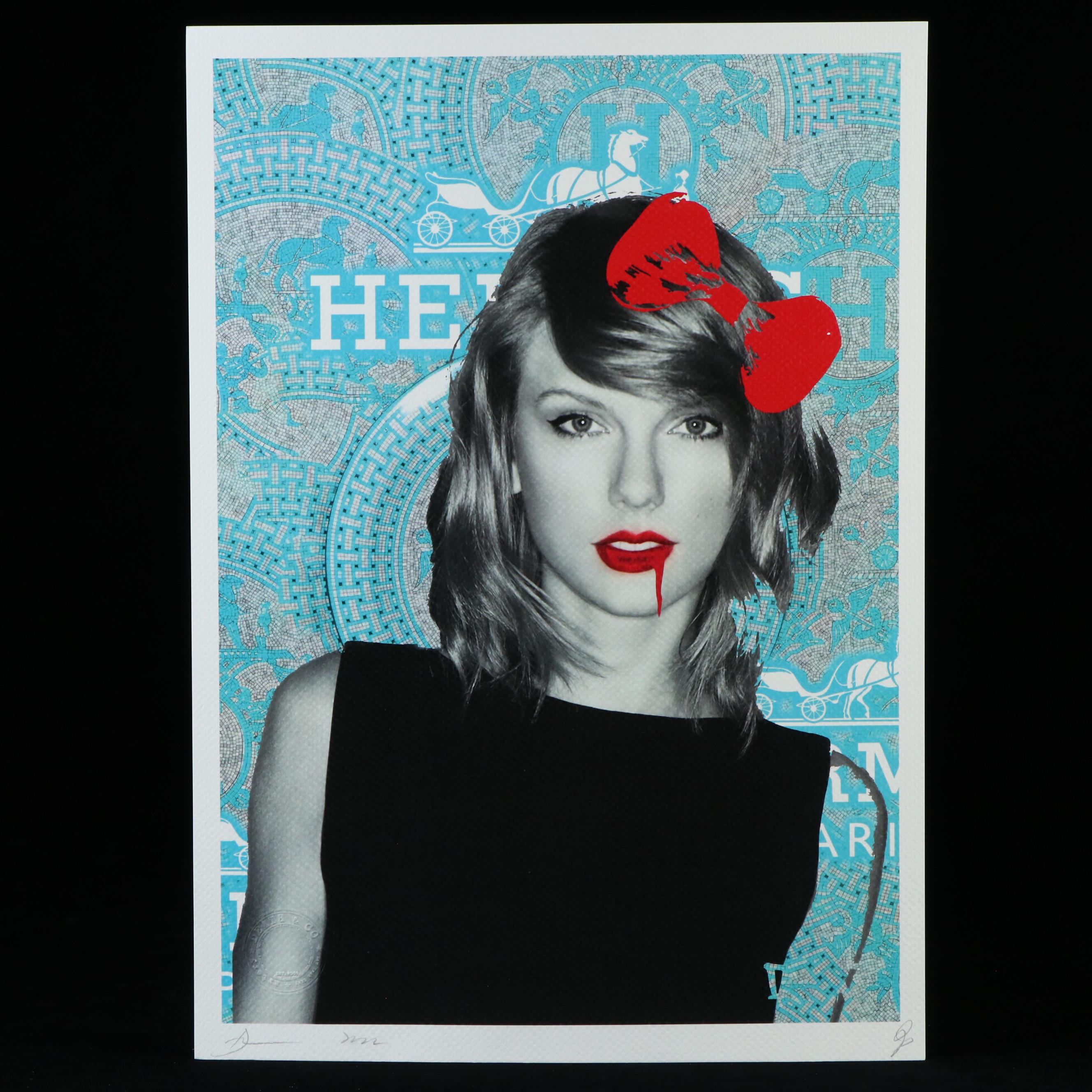 Death NYC Pop Art Graphic Print of Taylor Swift with Bow