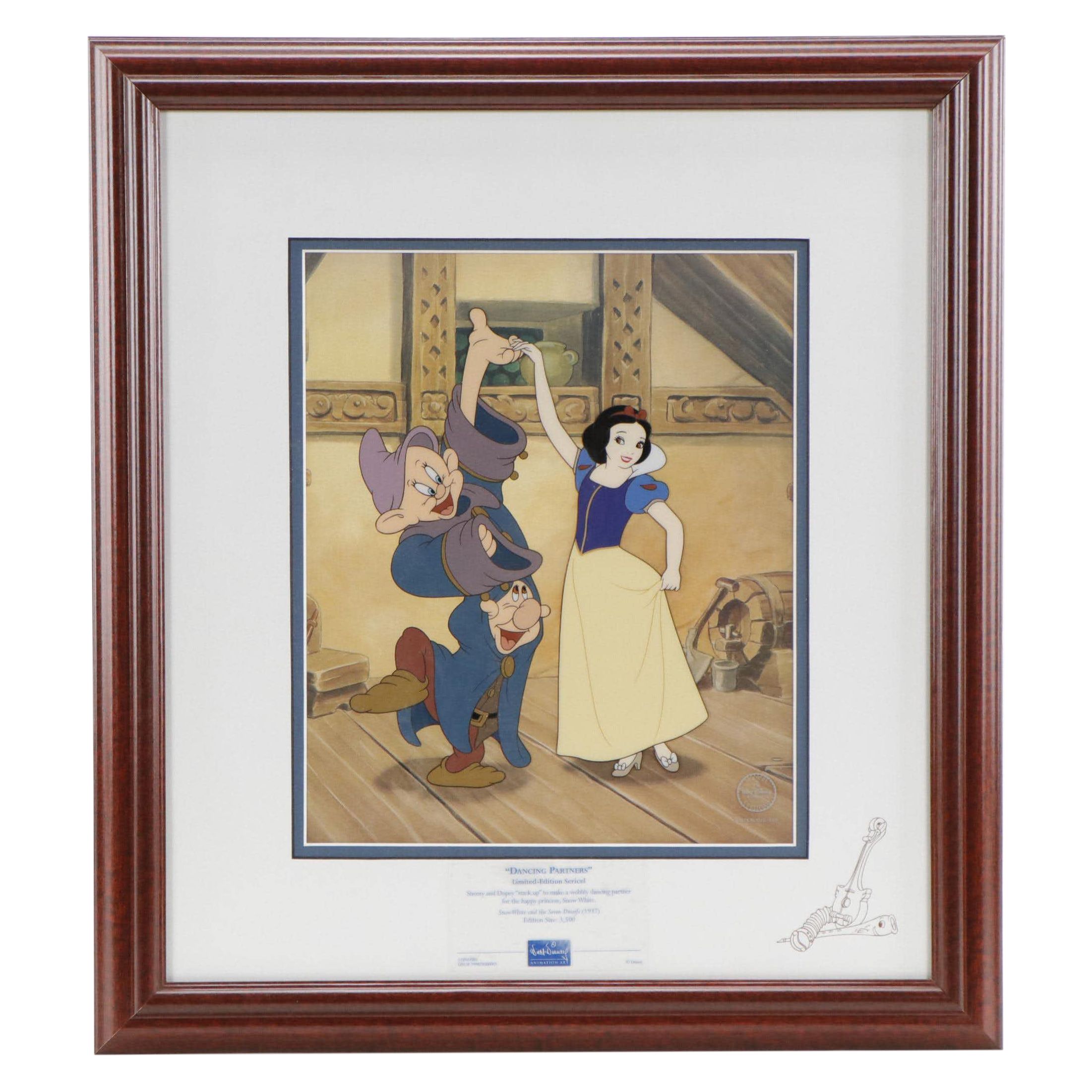 Disney Sericel "Dancing Partners," 1999