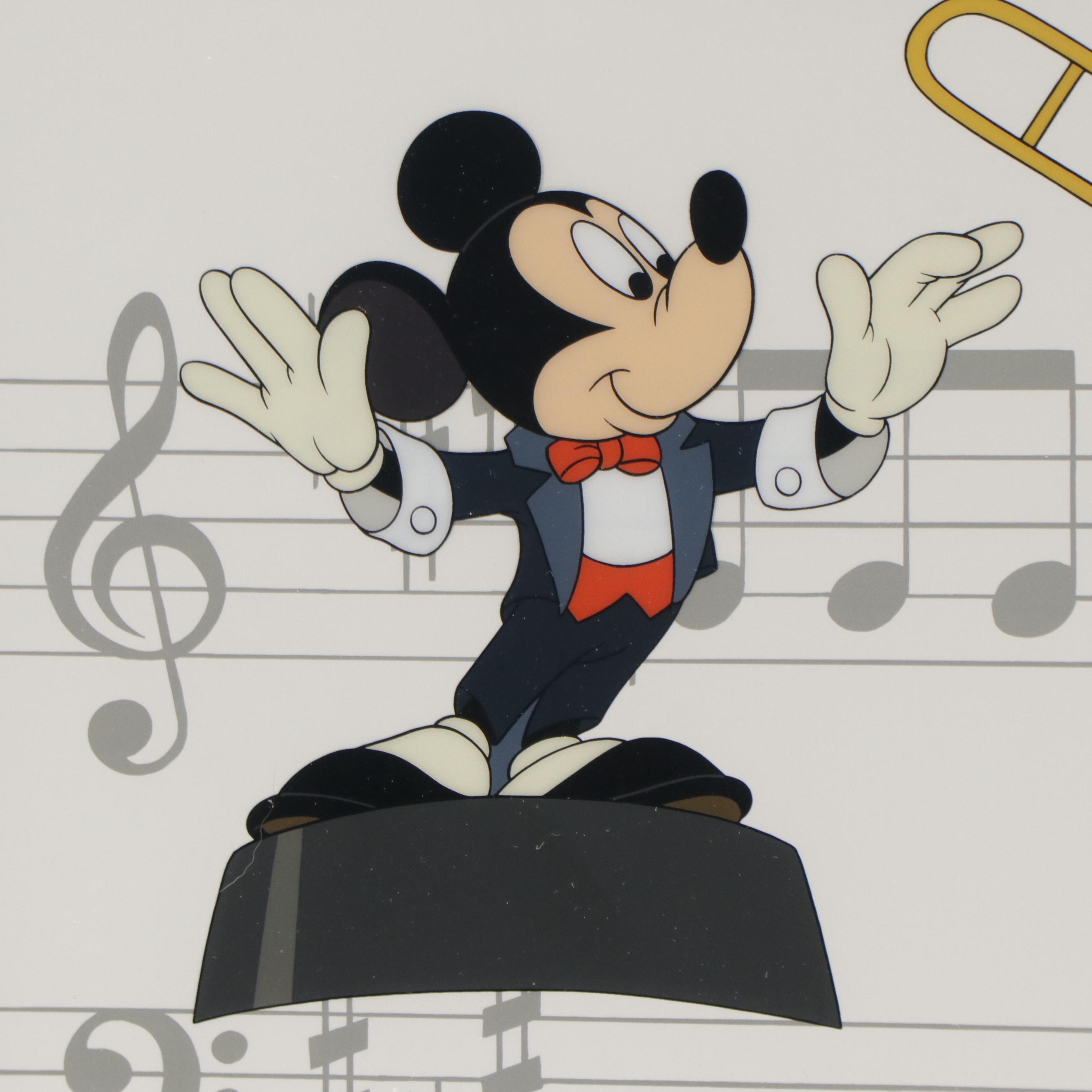 Disney Mickey Mouse Sericel "Symphony Hour," 1996