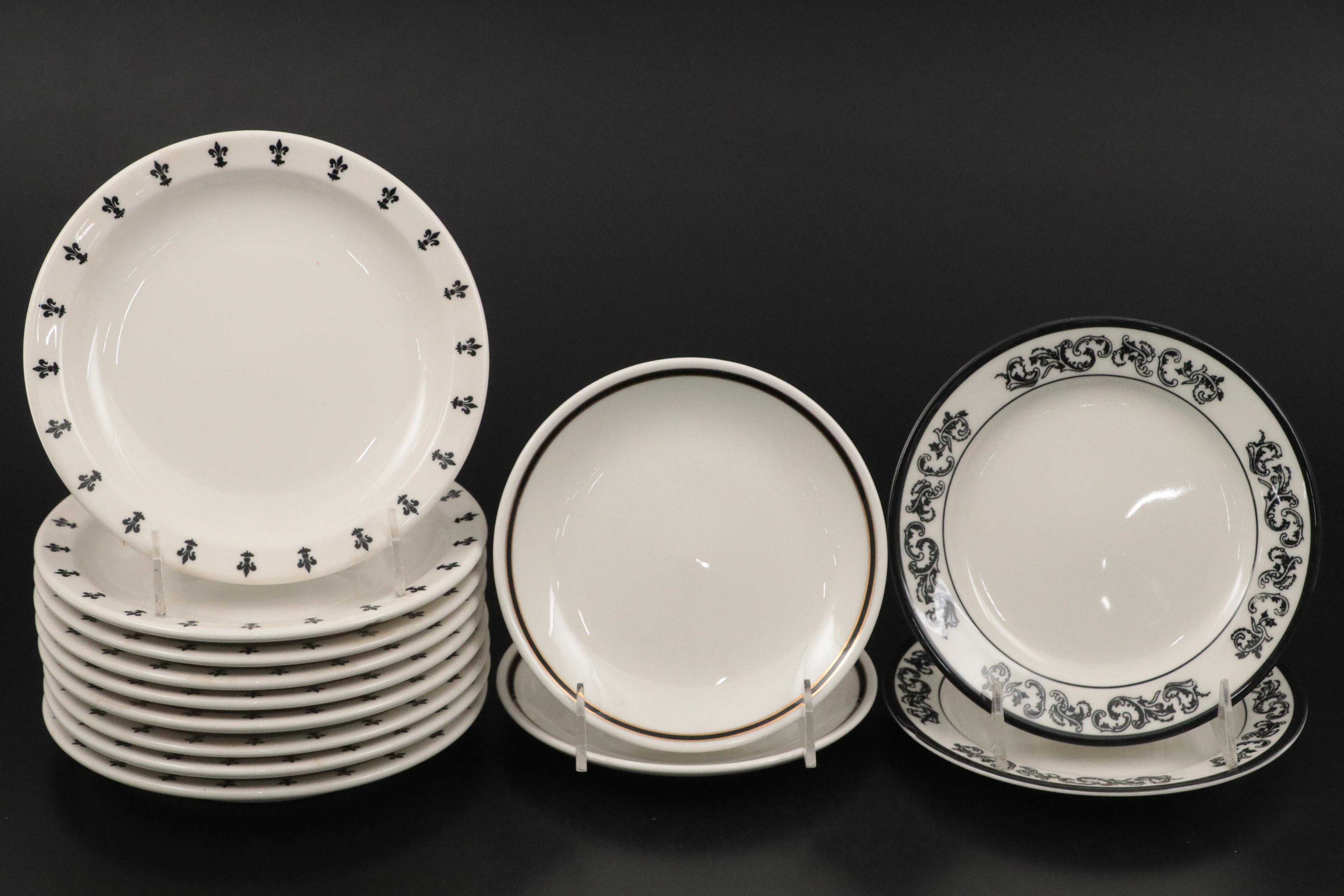 Homer Laughlin "Old Gothic Black" and Other Dinnerware, 1969