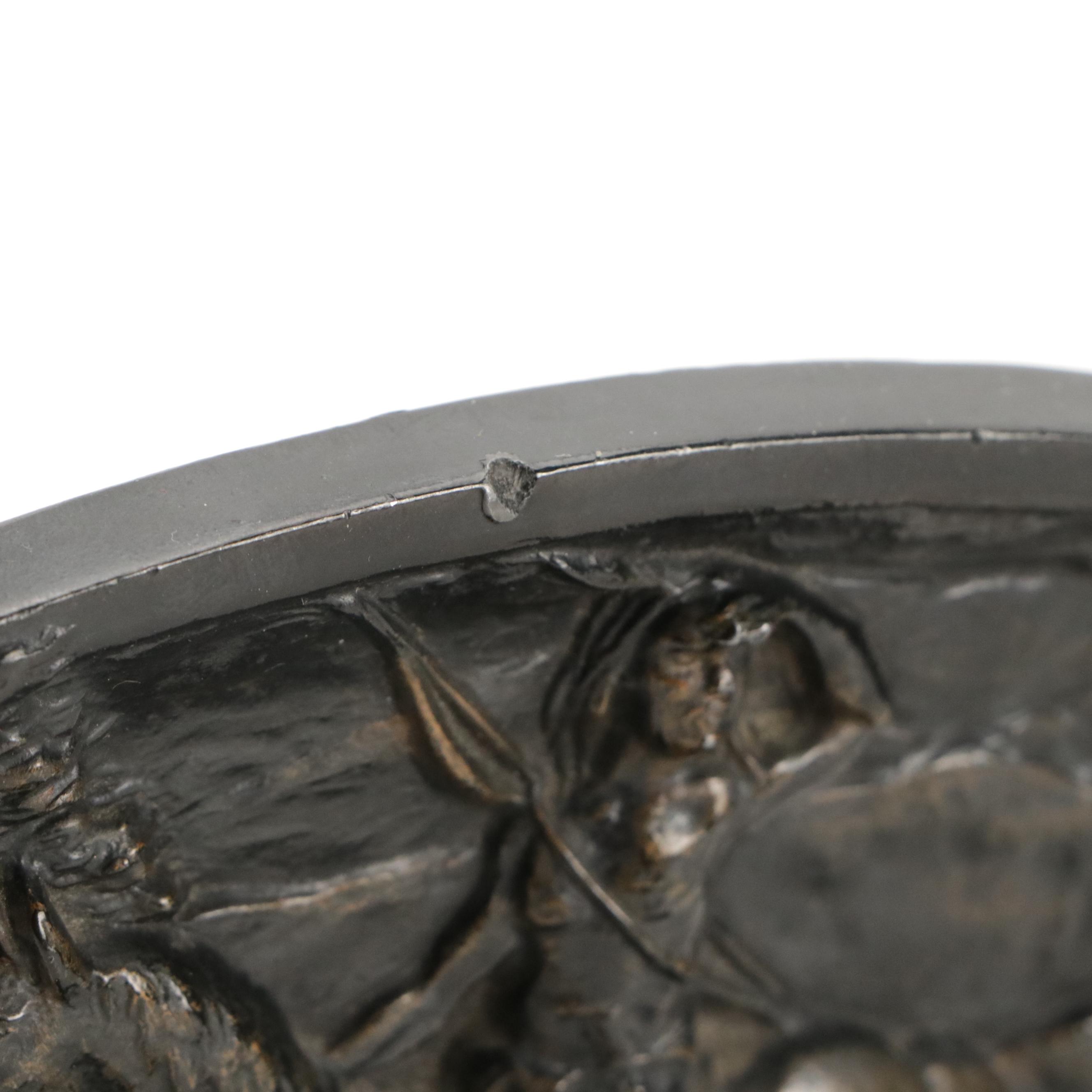 L. V. Aronson Embossed Metal Native American Bookends, 1924