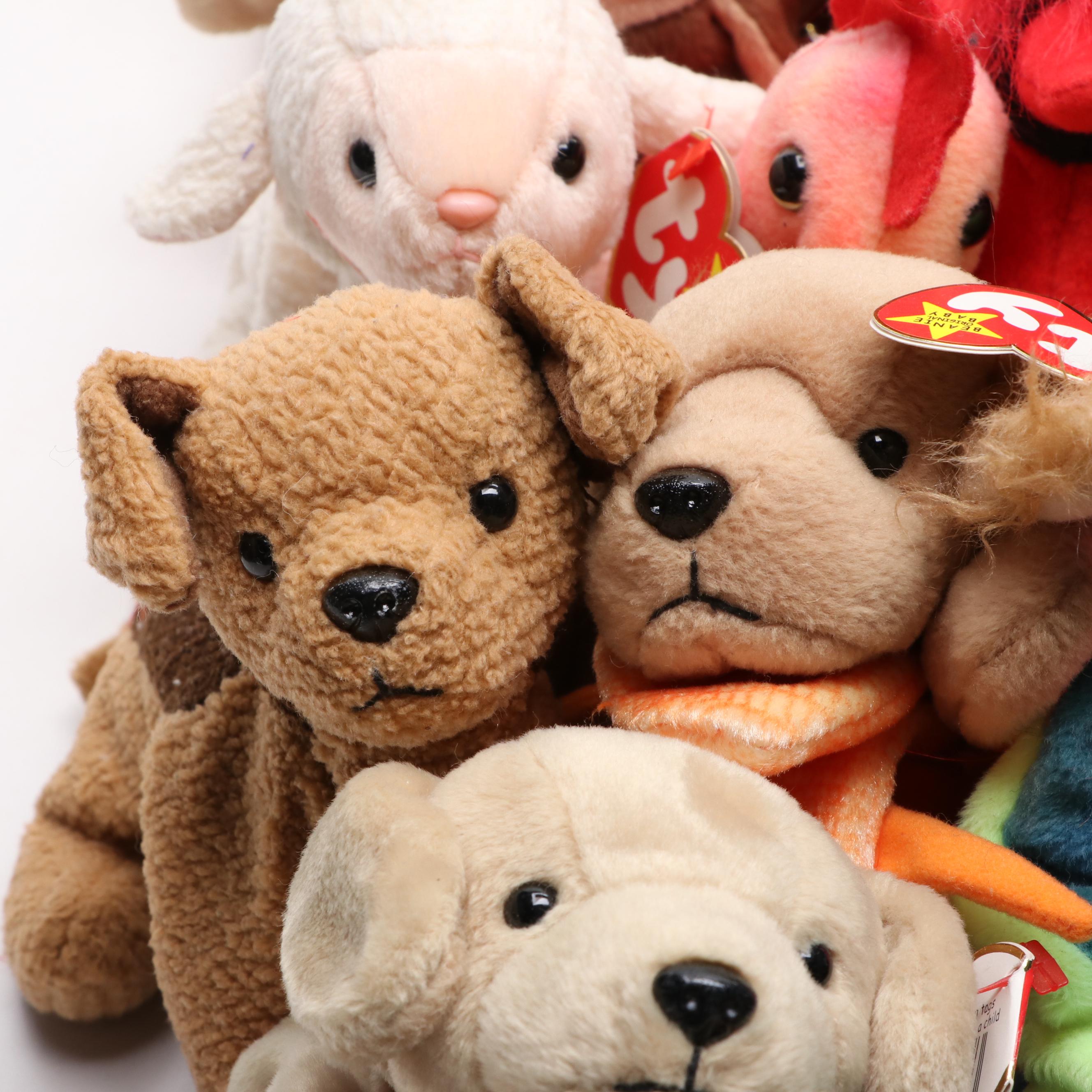 Ty Beanie Babies "Springy", "Legs", "Jake", and More