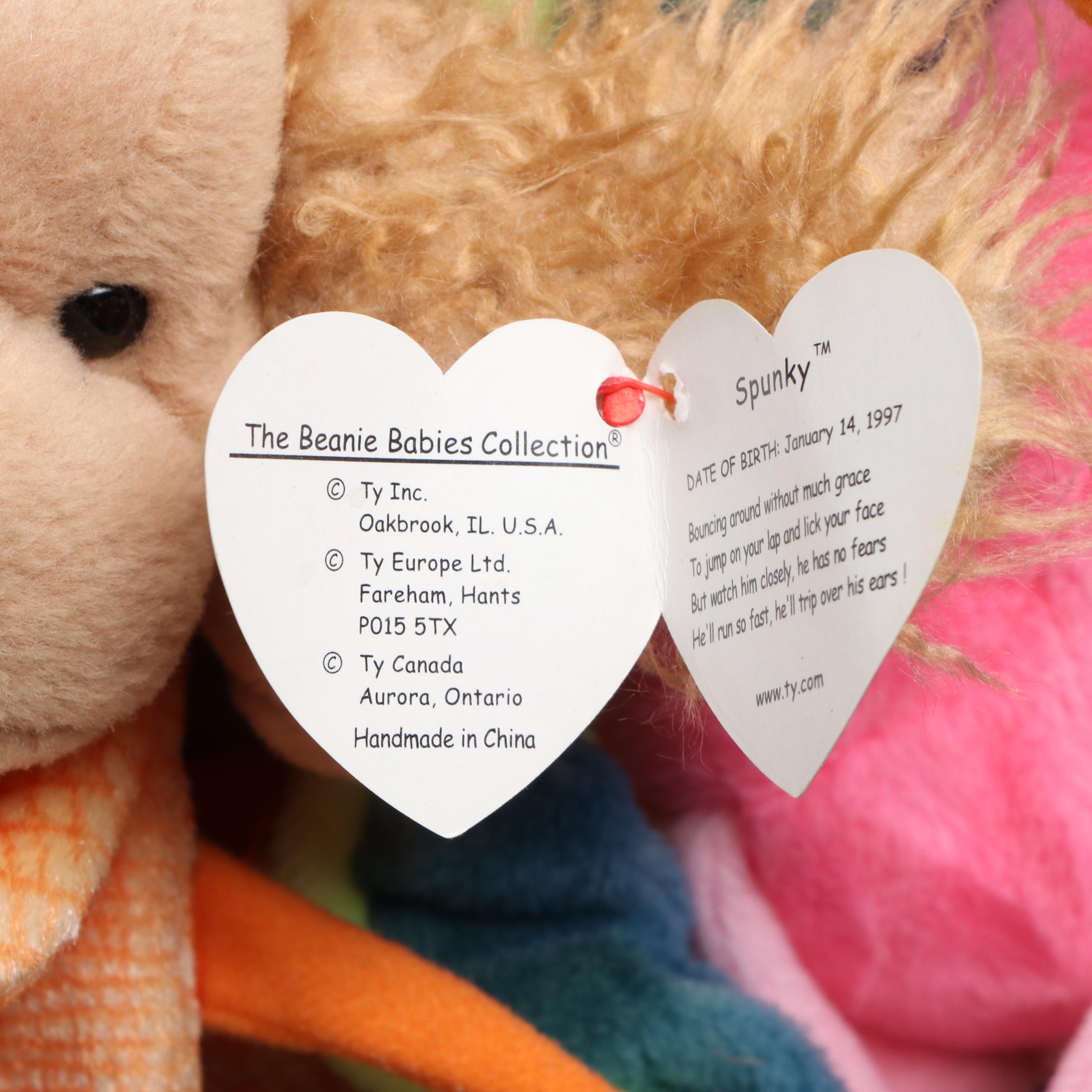 Ty Beanie Babies "Springy", "Legs", "Jake", and More