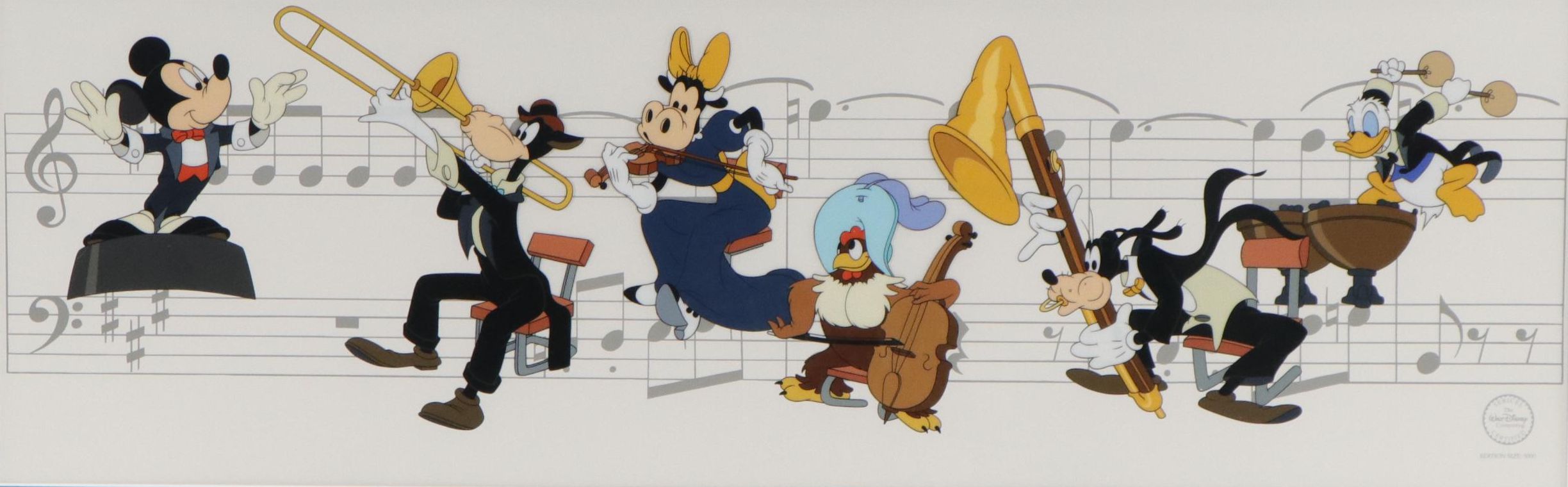 Disney Mickey Mouse Sericel "Symphony Hour," 1996