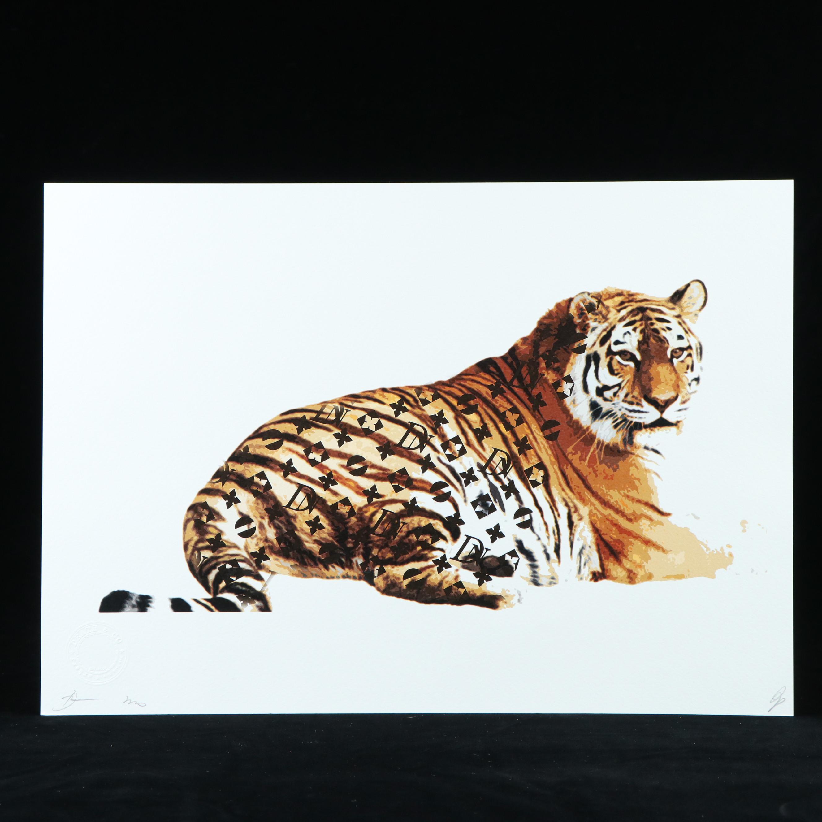 Death NYC Pop Art Graphic of Designer Tiger