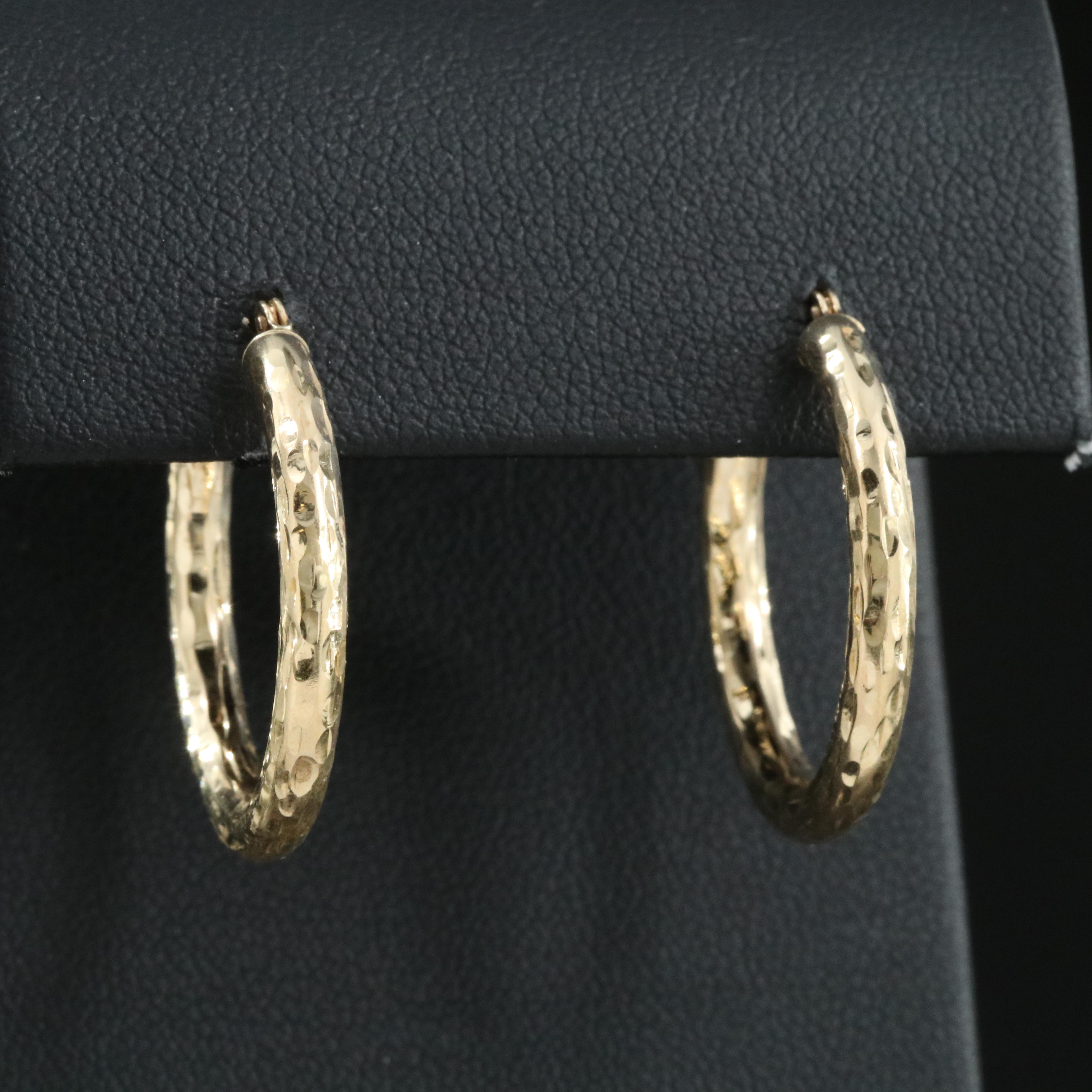 14K Hoop Earrings