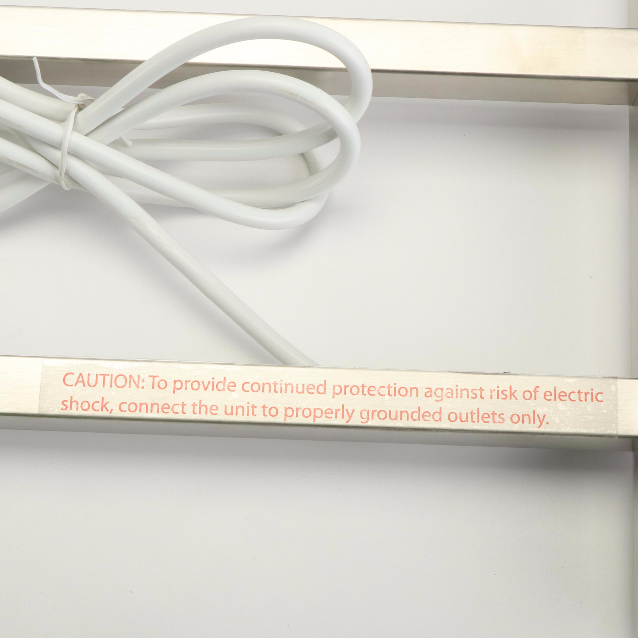 Wall Mount Towel Warmer in Stainless Steel Finish