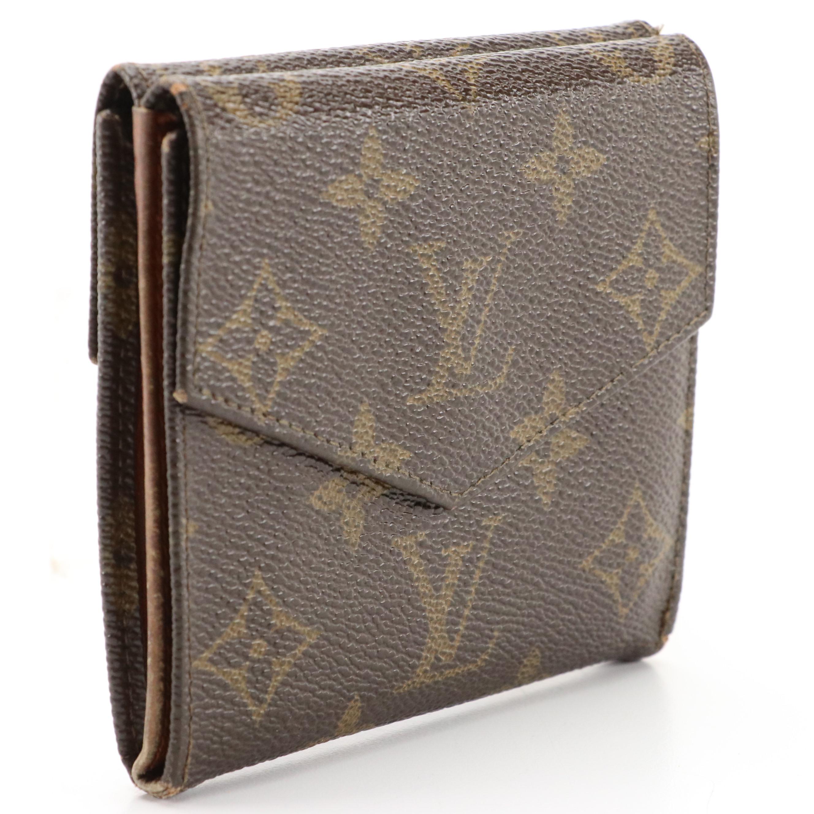 Louis Vuitton Vintage Monogram Elise Envelope Bifold Wallet