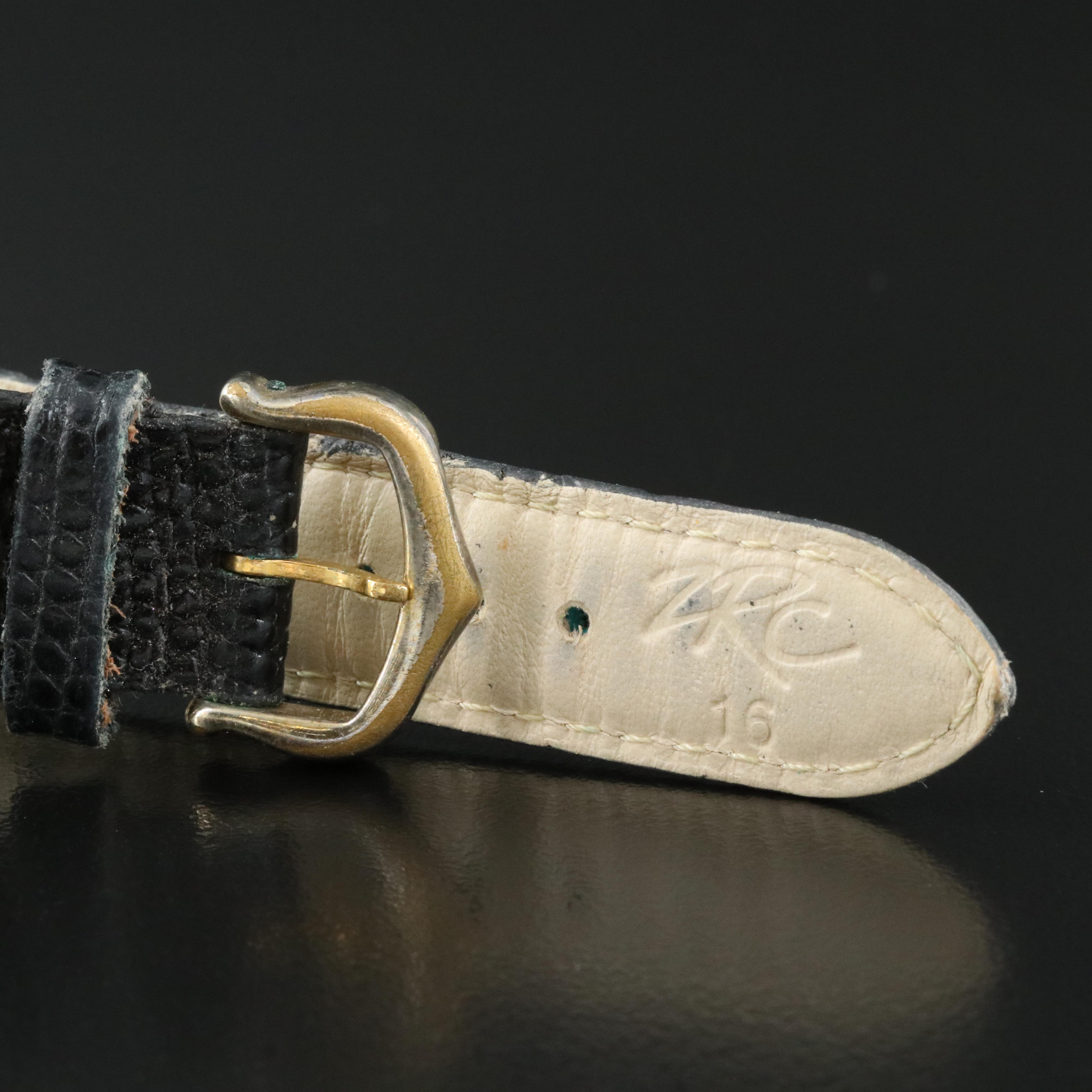 Cartier must de Cartier Vermeil Tank Manual Wind Watch