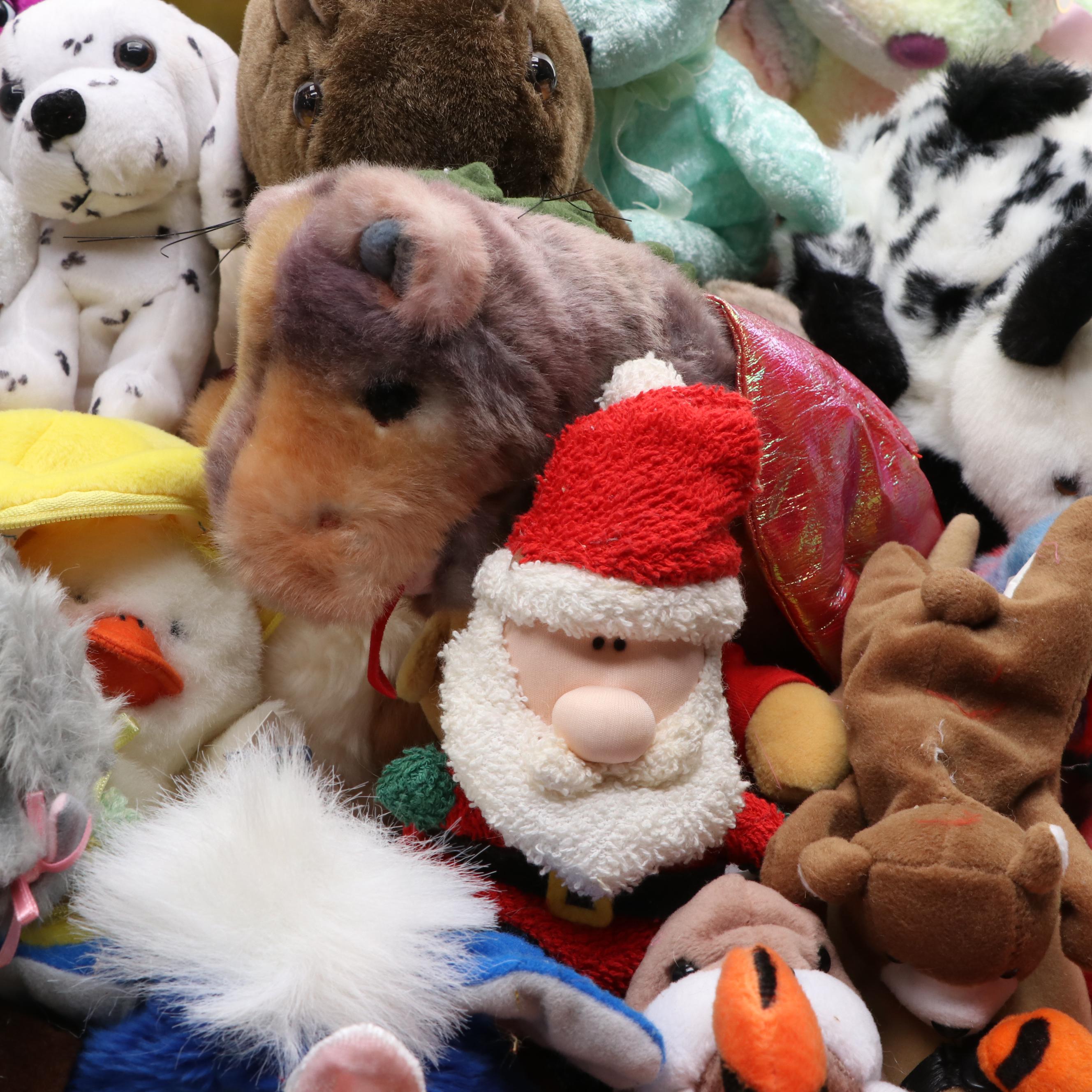 Russ, Ty and Other Stuffed Animals Including "Pikachu" and More